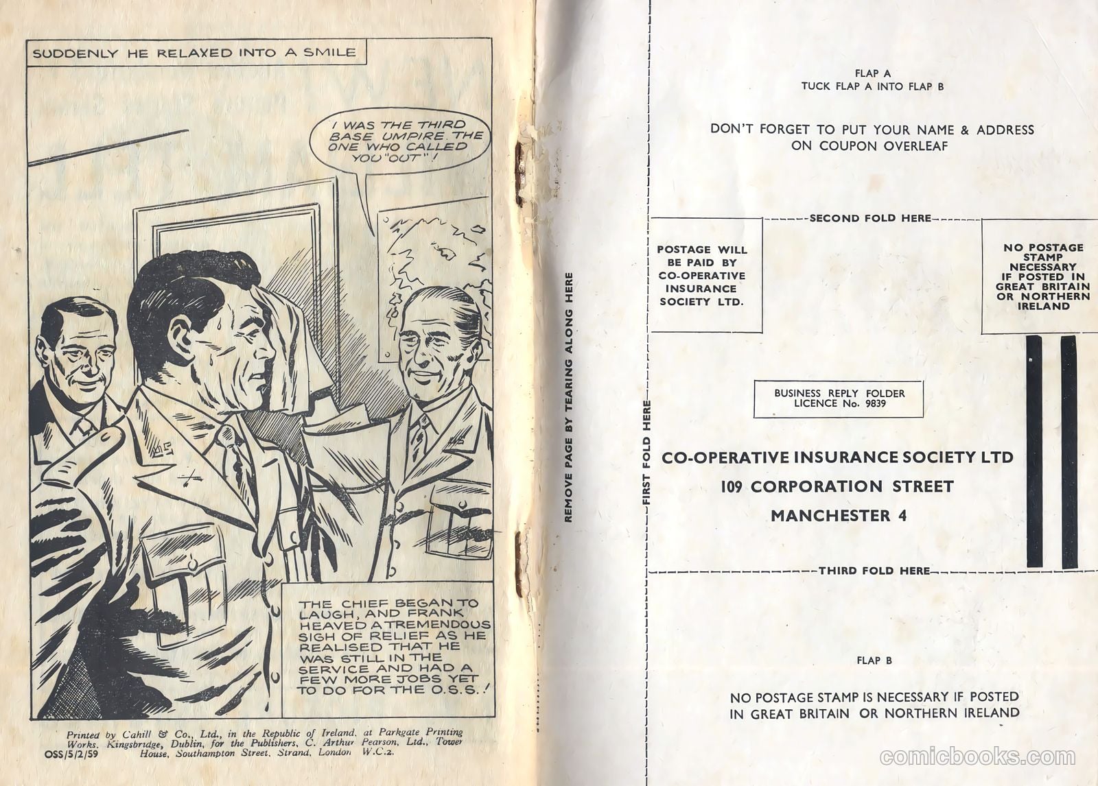 T.V. Picture Stories 19 - O.S.S. Operation Sweet Talk #1 — page 34 of 35