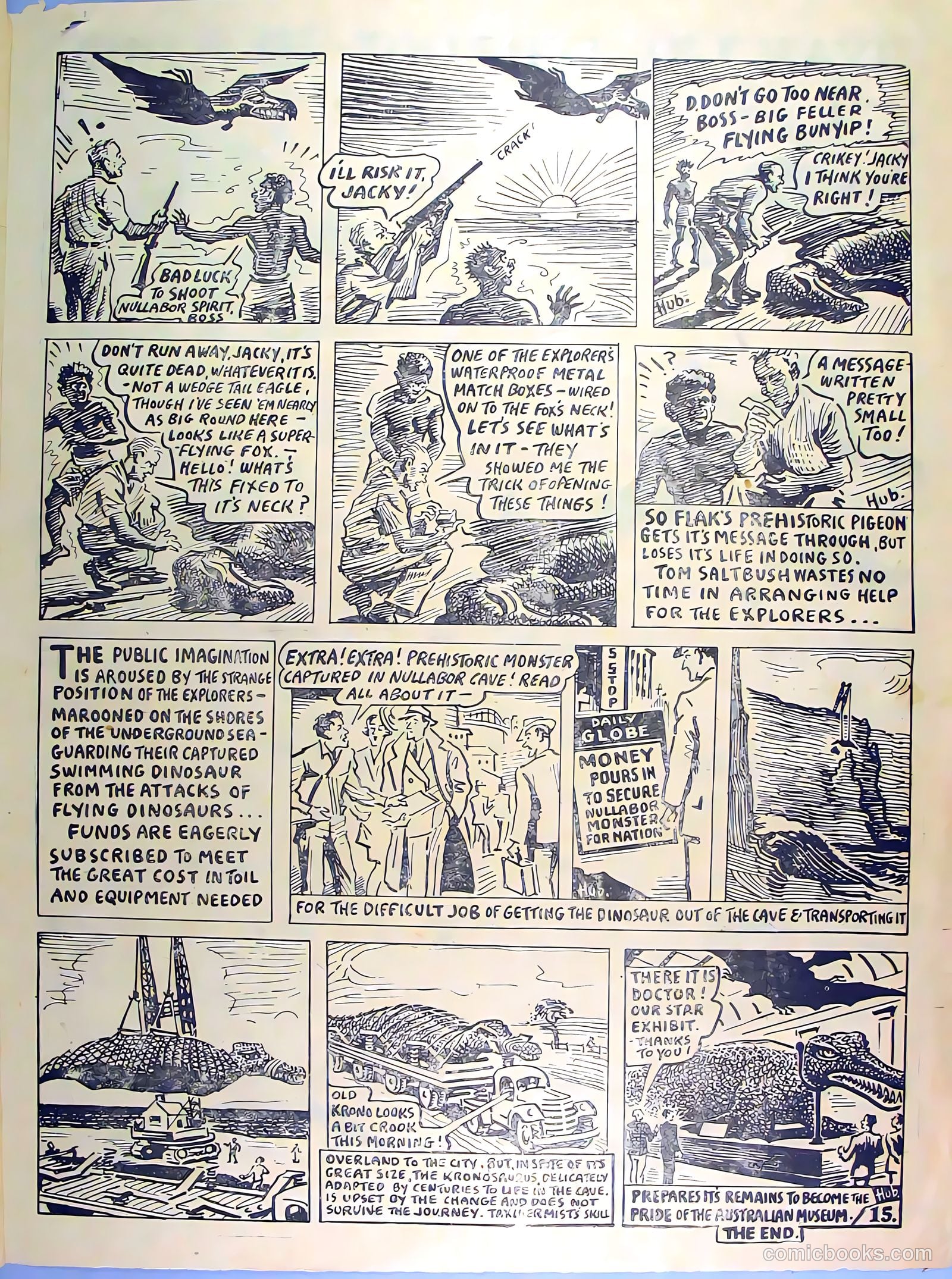Desert-Dragon Comic #1 (1946) — page 15 of 16