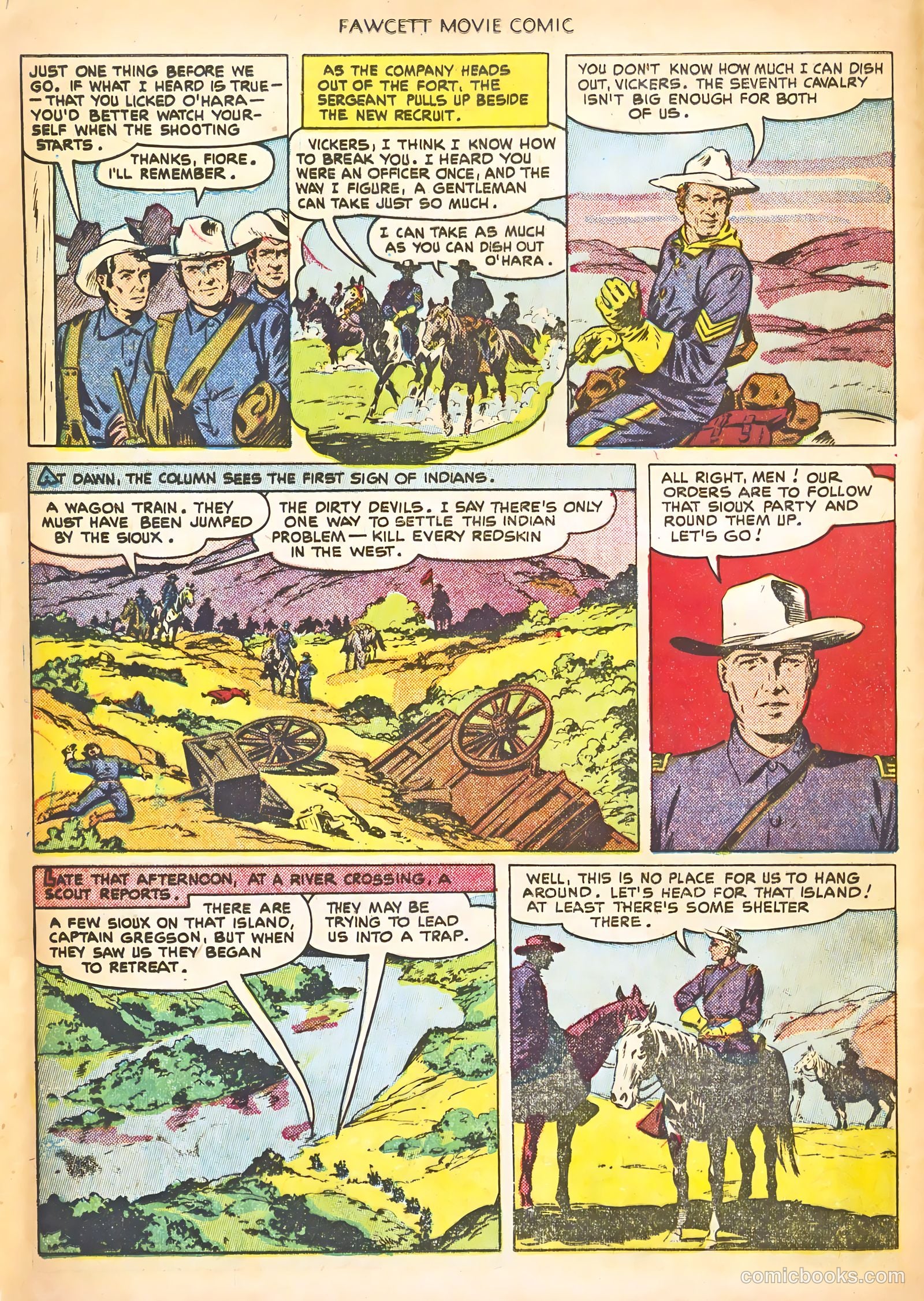 Fawcett Movie Comic 13 - Warpath #1 — page 12 of 36
