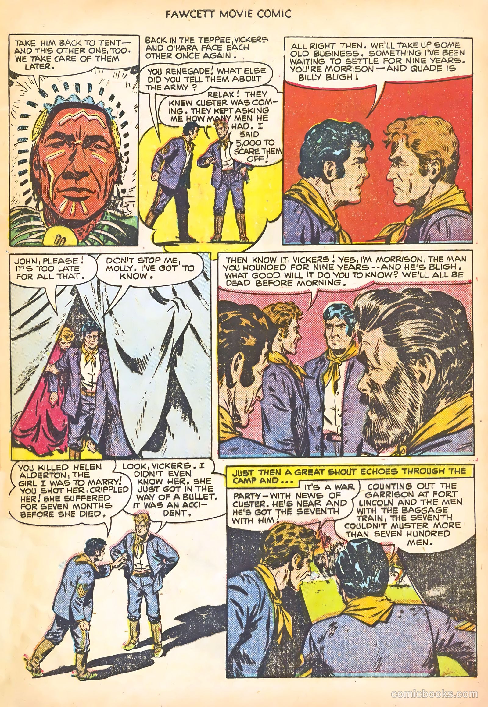 Fawcett Movie Comic 13 - Warpath #1 — page 29 of 36