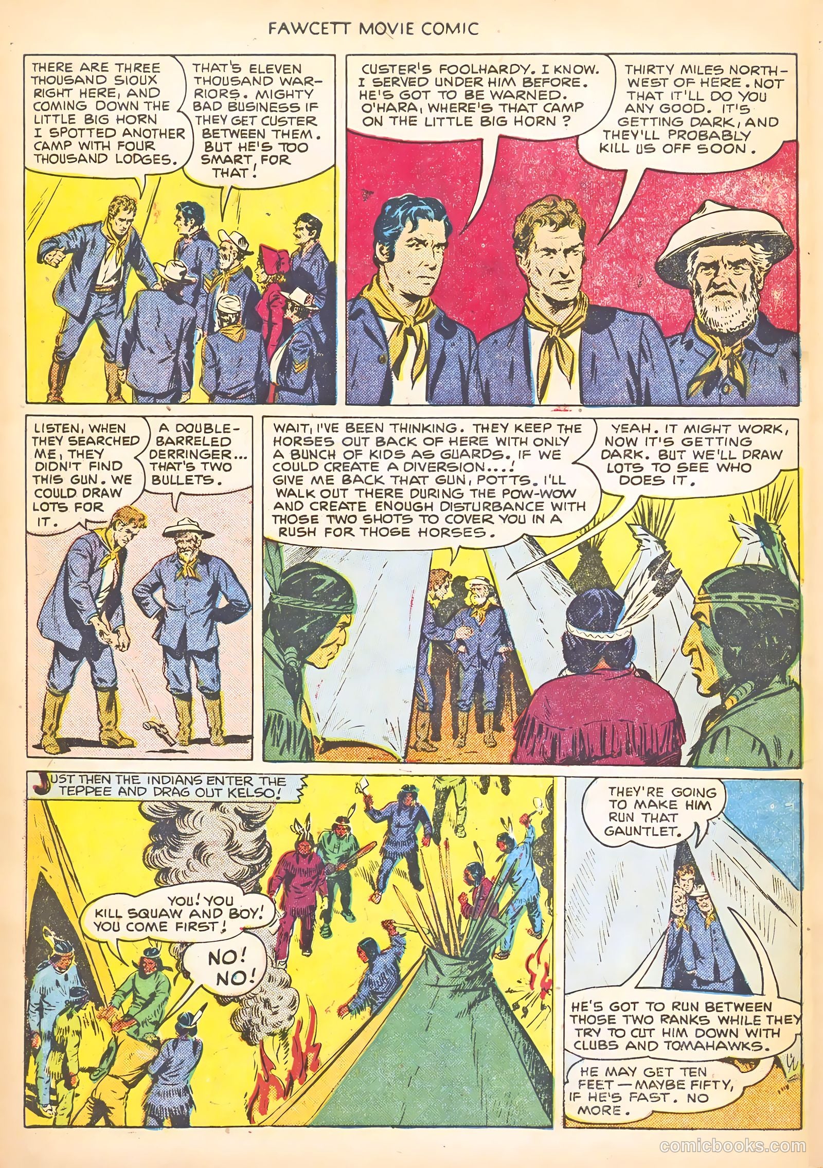 Fawcett Movie Comic 13 - Warpath #1 — page 30 of 36