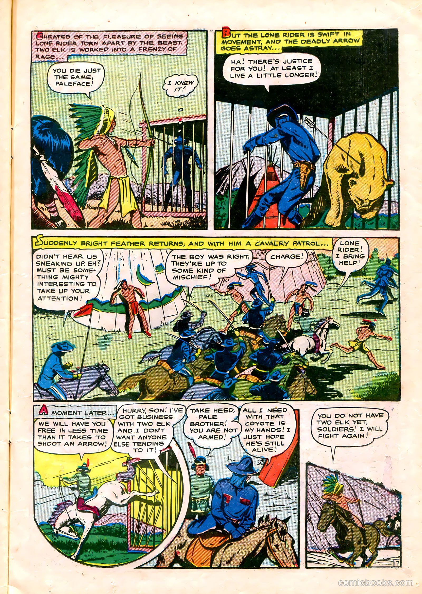 The Lone Rider #20 (1950) — page 11 of 36
