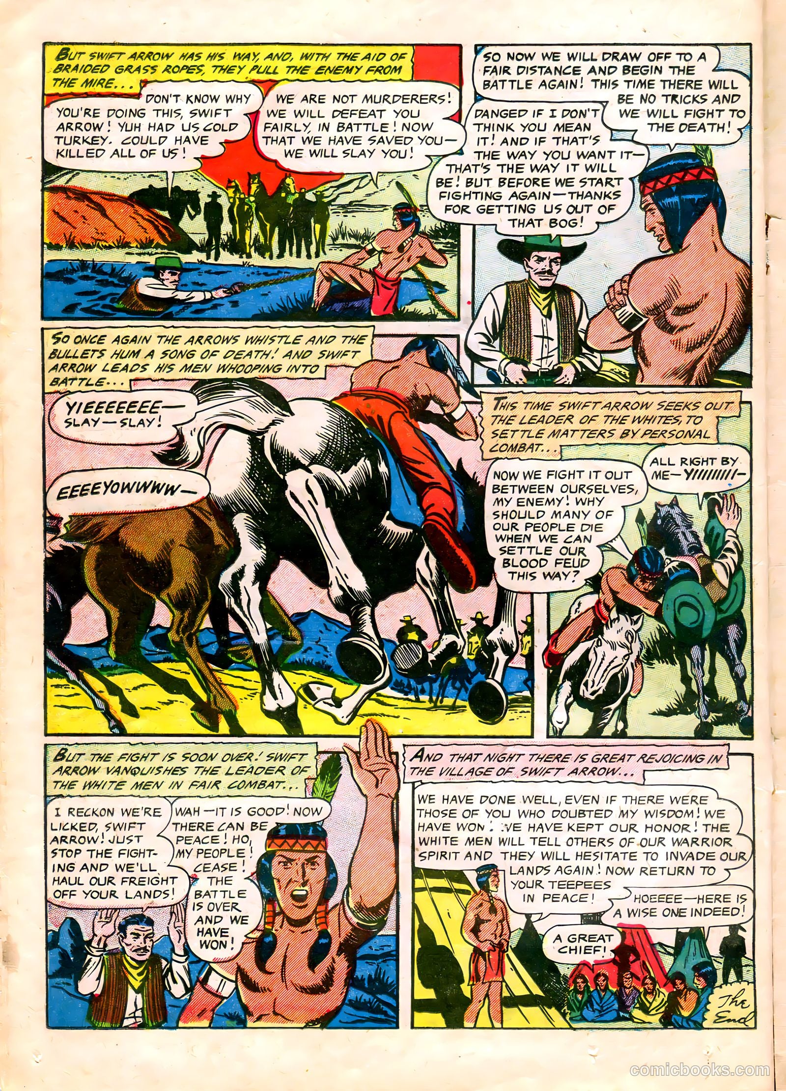 The Lone Rider #20 (1950) — page 16 of 36