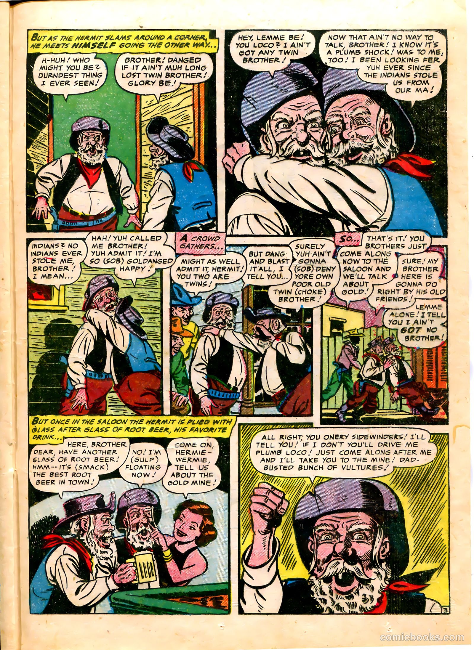The Lone Rider #20 (1950) — page 23 of 36