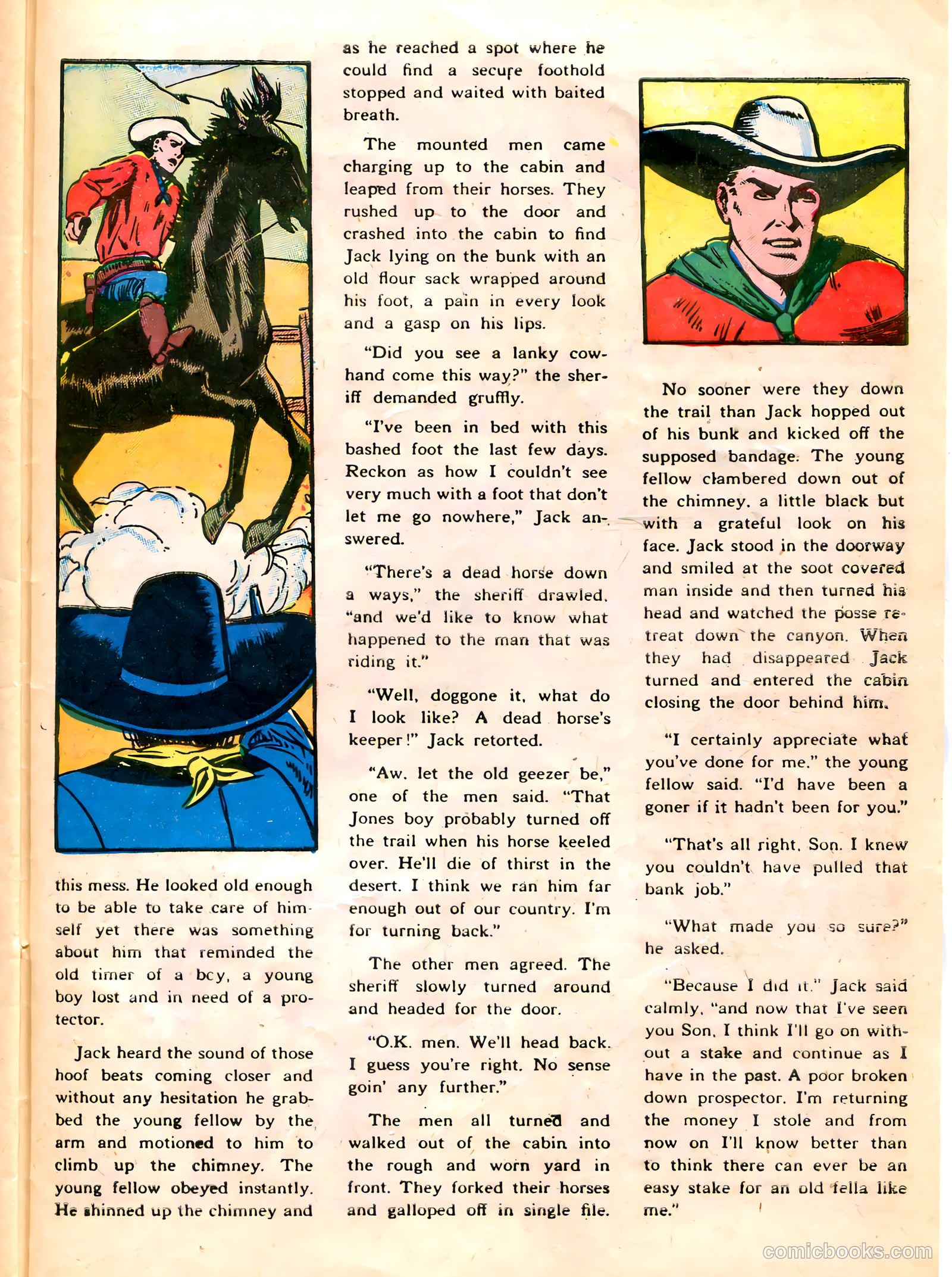 The Lone Rider #20 (1950) — page 27 of 36