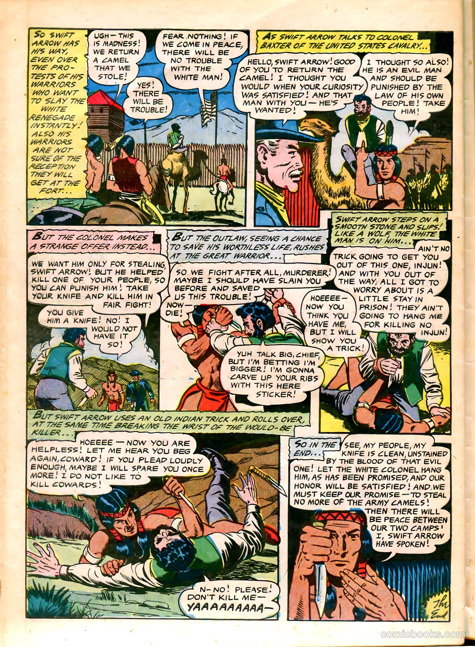 The Lone Rider #20 (1950) — page 32 of 36