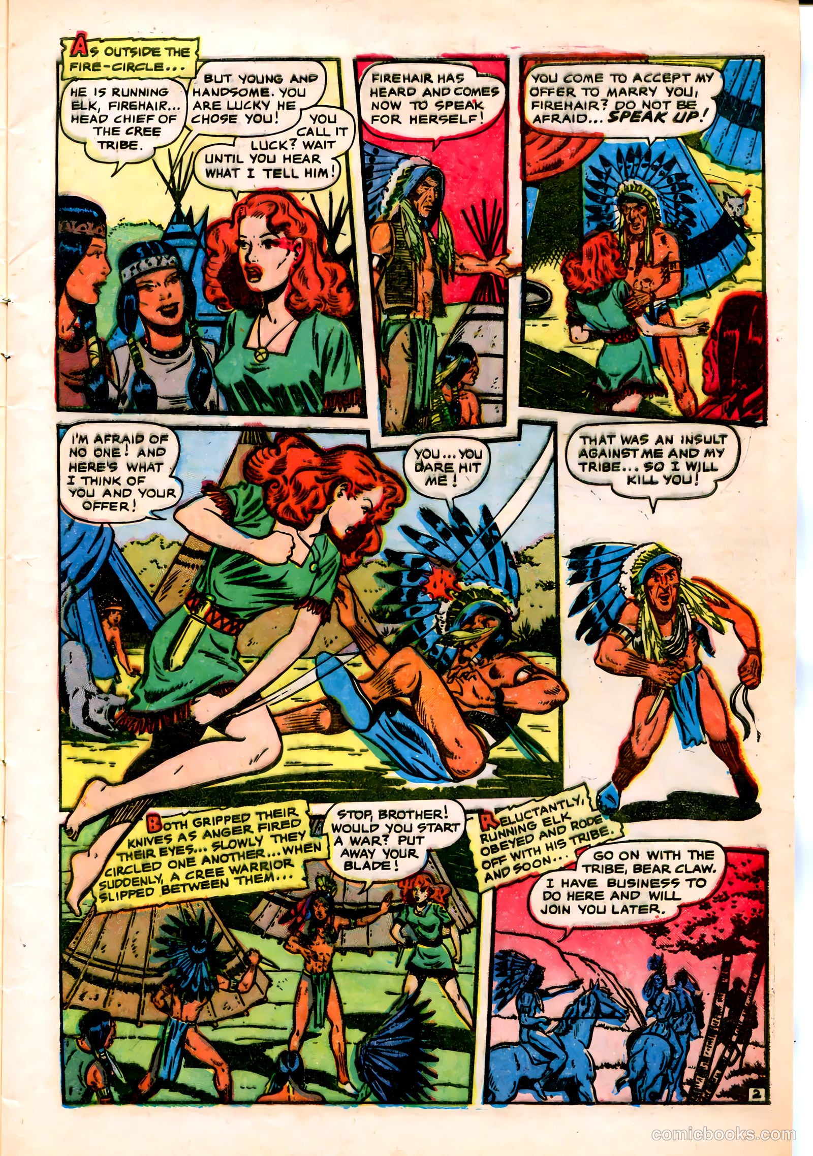 Firehair Comics #10 (1948) — page 5 of 36