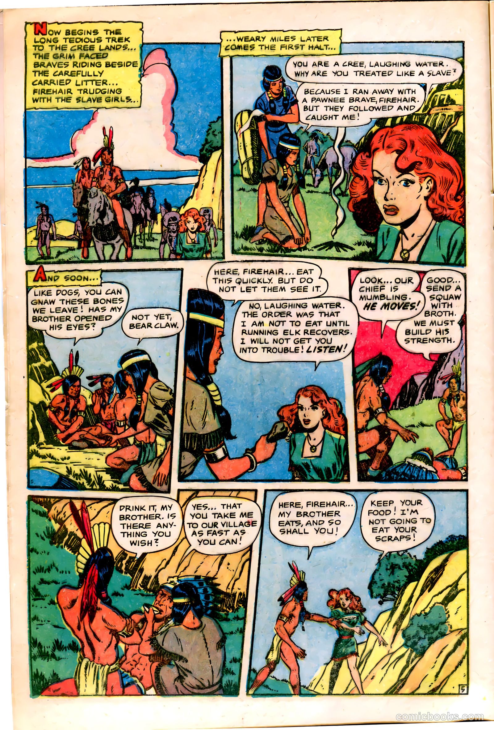 Firehair Comics #10 (1948) — page 8 of 36