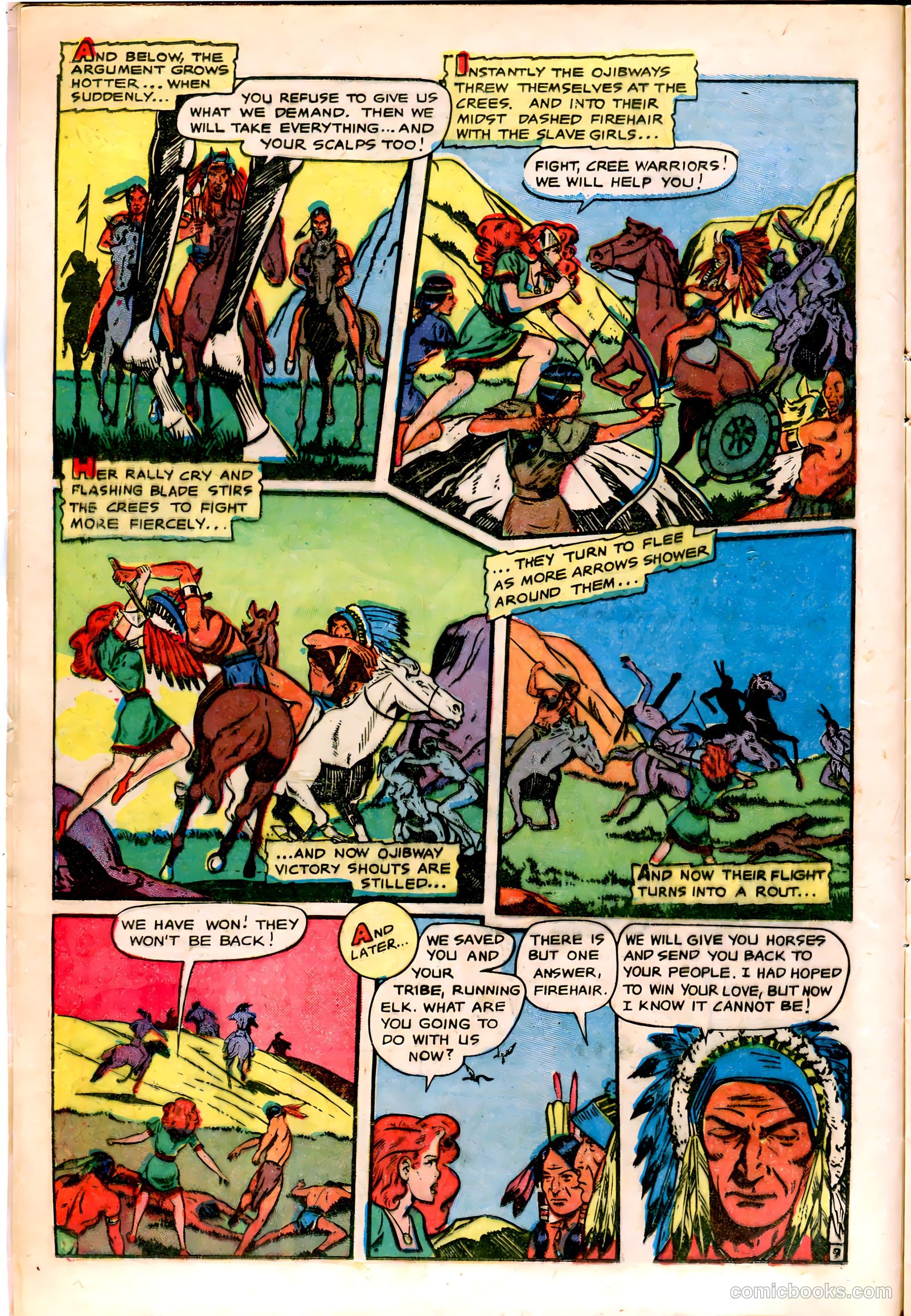 Firehair Comics #10 (1948) — page 12 of 36