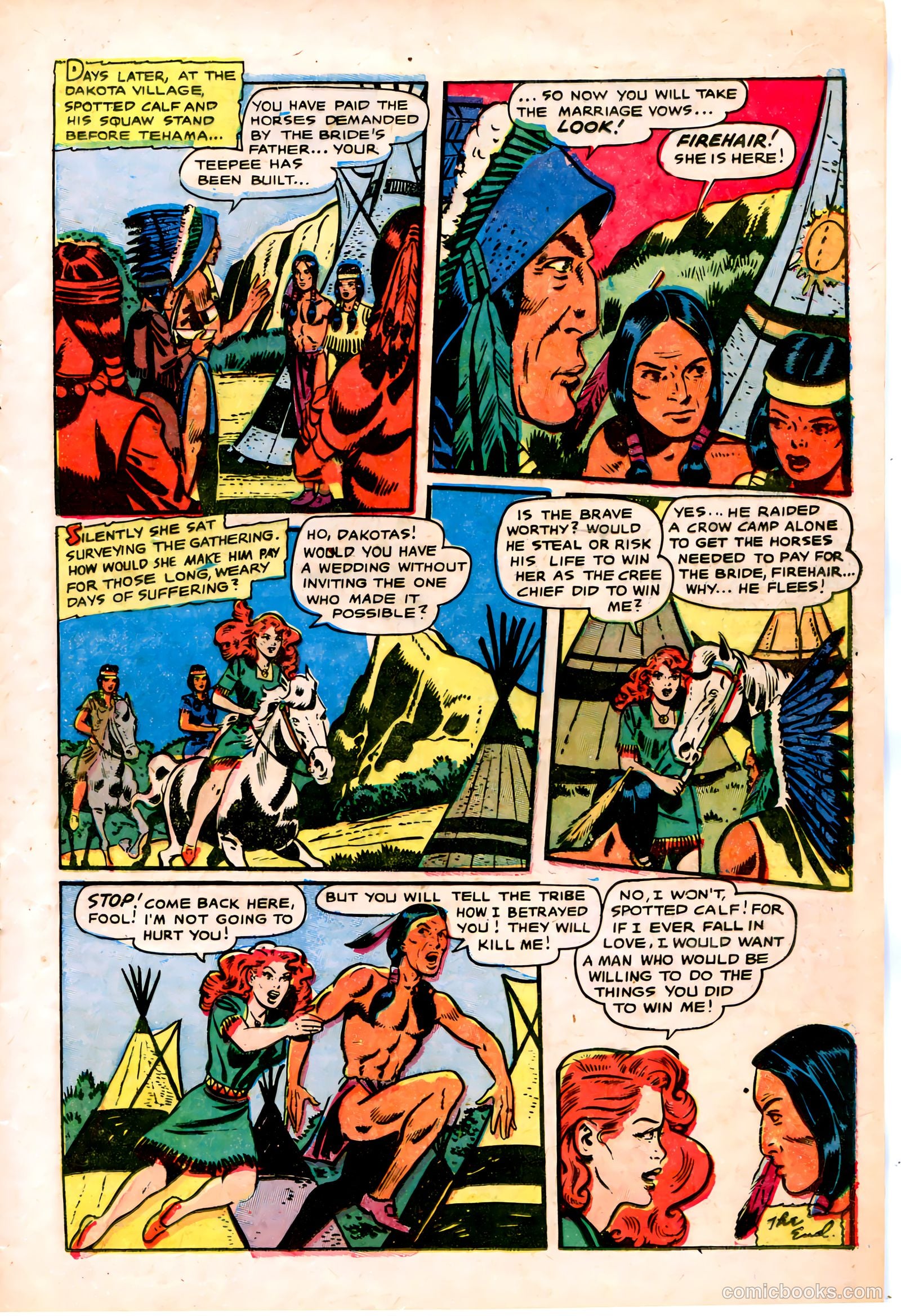 Firehair Comics #10 (1948) — page 13 of 36