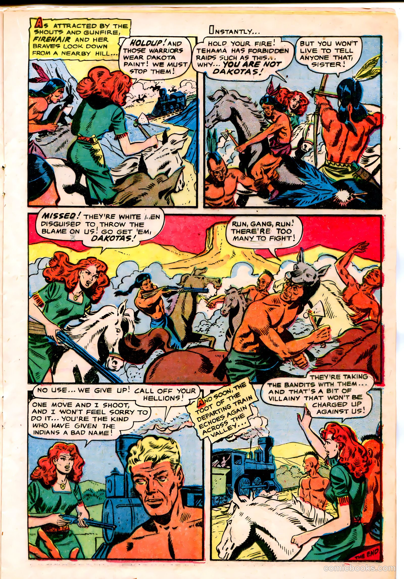 Firehair Comics #10 (1948) — page 17 of 36