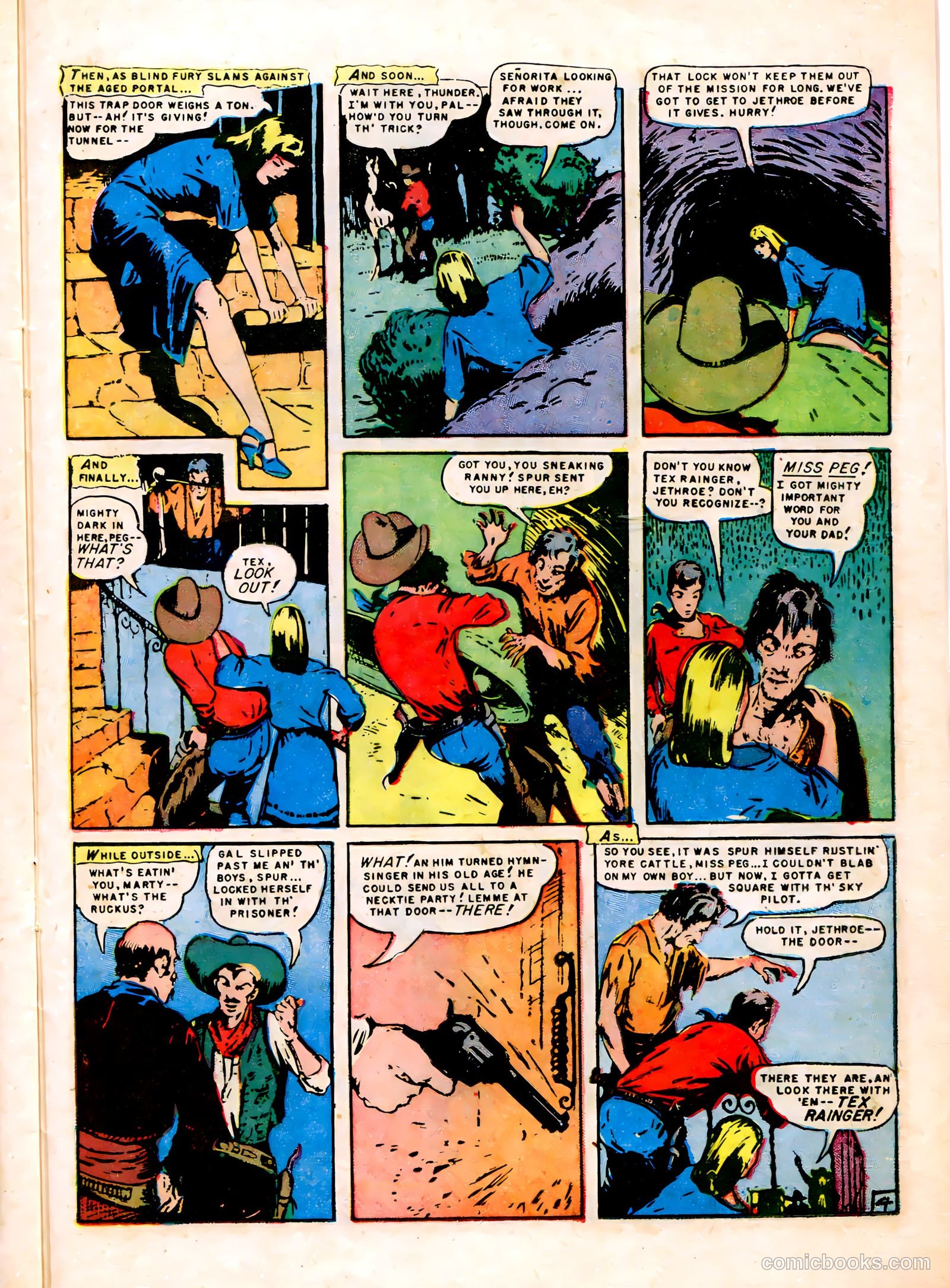Firehair Comics #10 (1948) — page 23 of 36