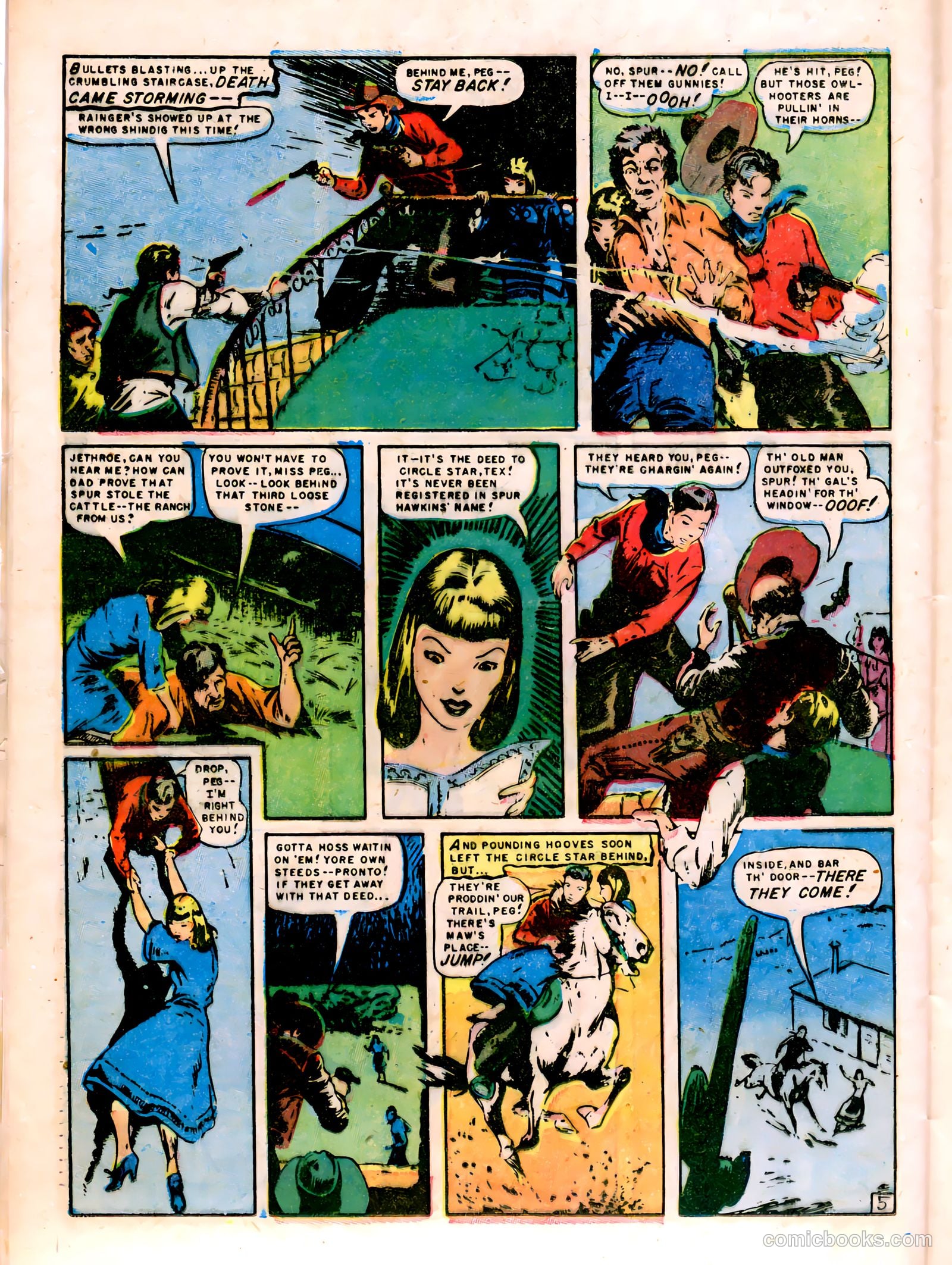 Firehair Comics #10 (1948) — page 24 of 36