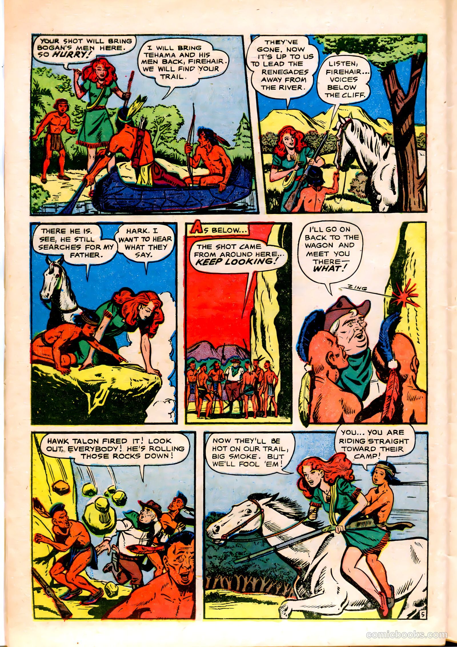 Firehair Comics #10 (1948) — page 30 of 36
