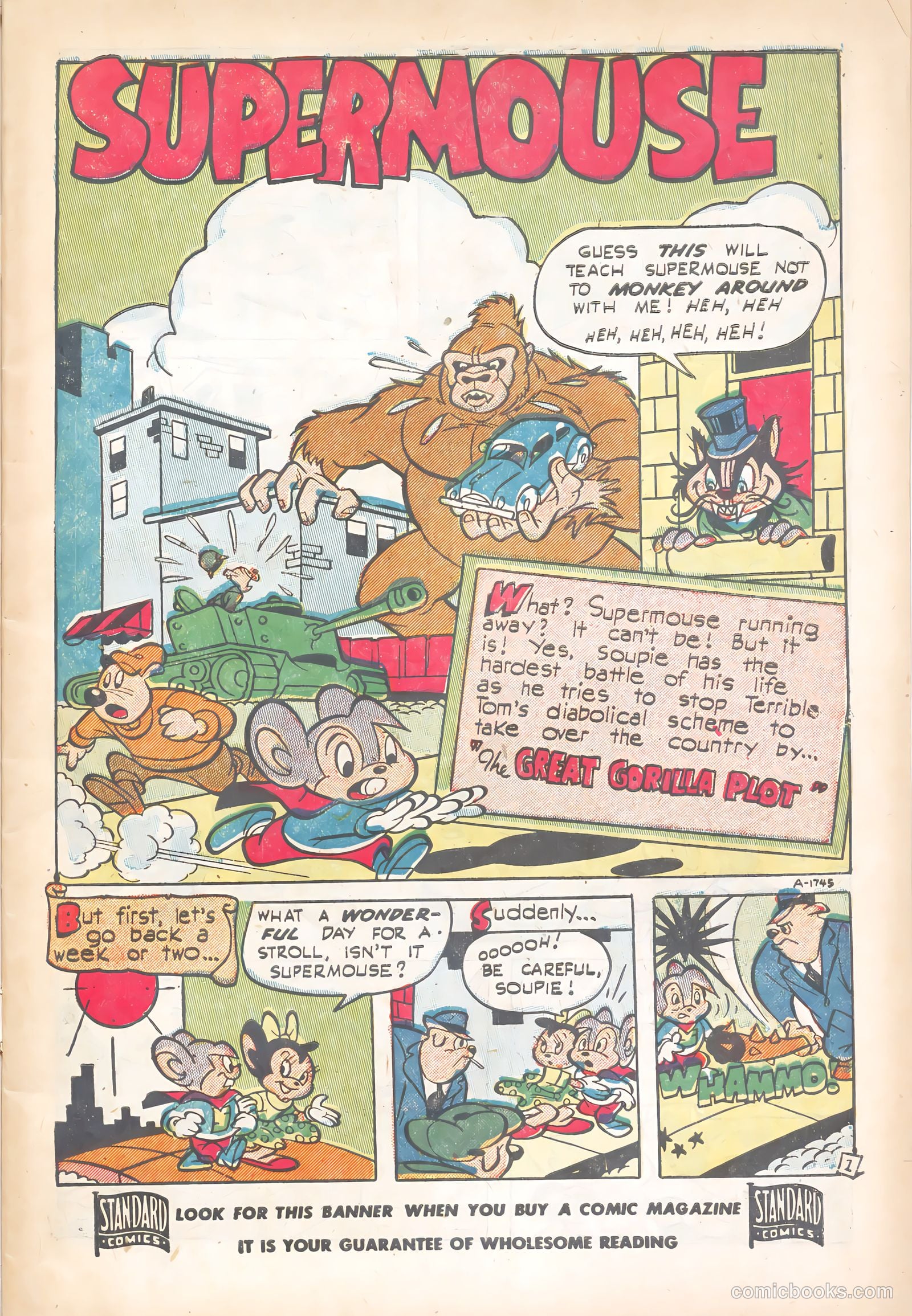 Supermouse #22 (1955) — page 3 of 36