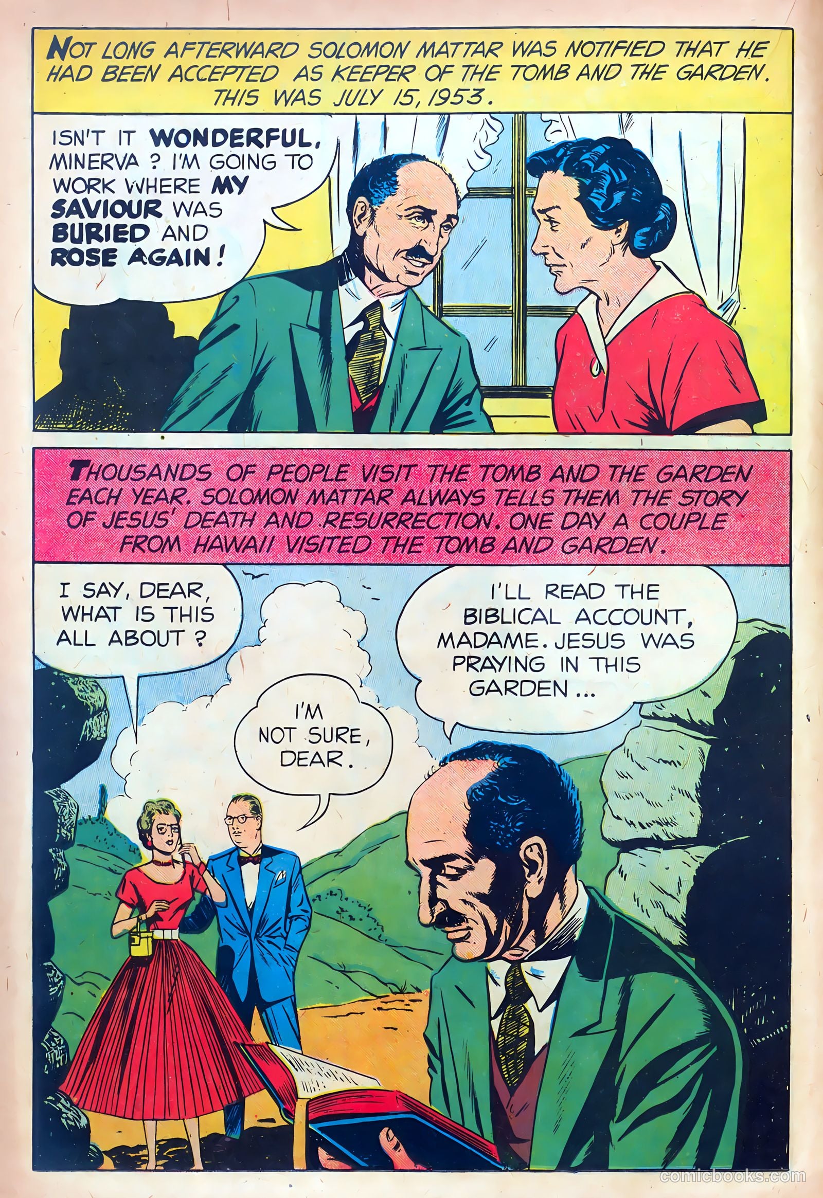 Oral Roberts' True Stories 108 - Keeper of the Garden Tomb #1 — page 16 of 36