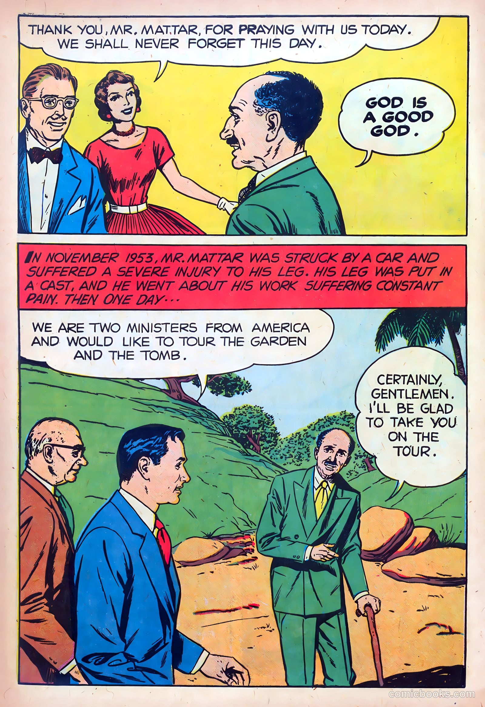Oral Roberts' True Stories 108 - Keeper of the Garden Tomb #1 — page 28 of 36