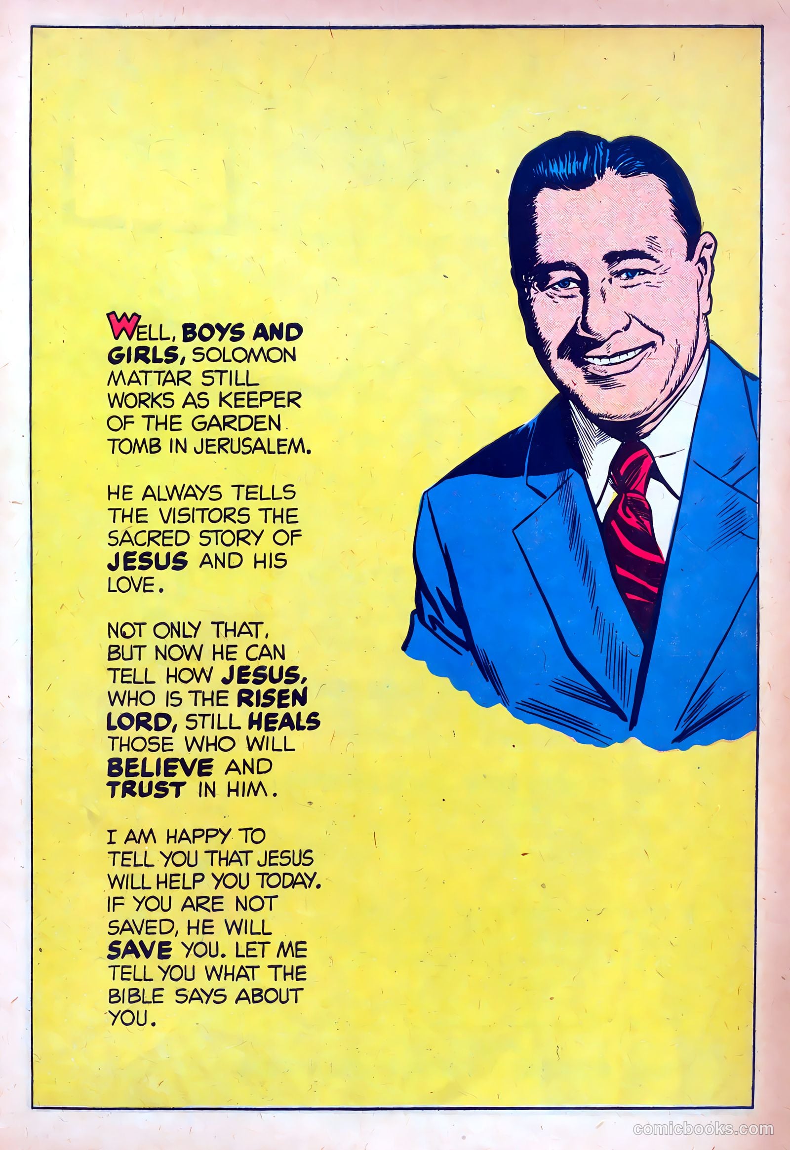 Oral Roberts' True Stories 108 - Keeper of the Garden Tomb #1 — page 33 of 36