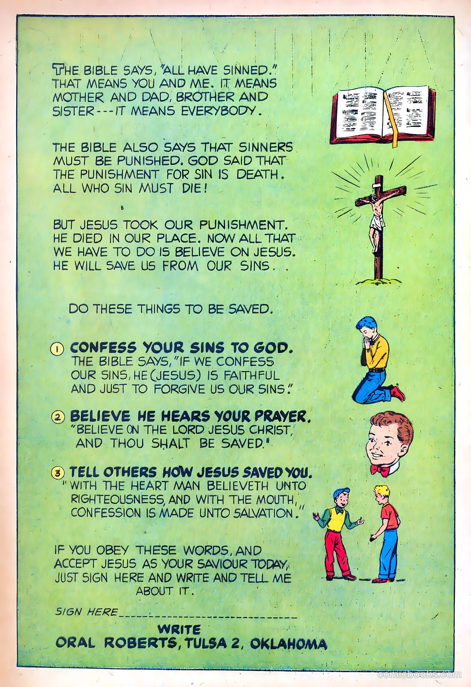 Oral Roberts' True Stories 108 - Keeper of the Garden Tomb #1 — page 34 of 36