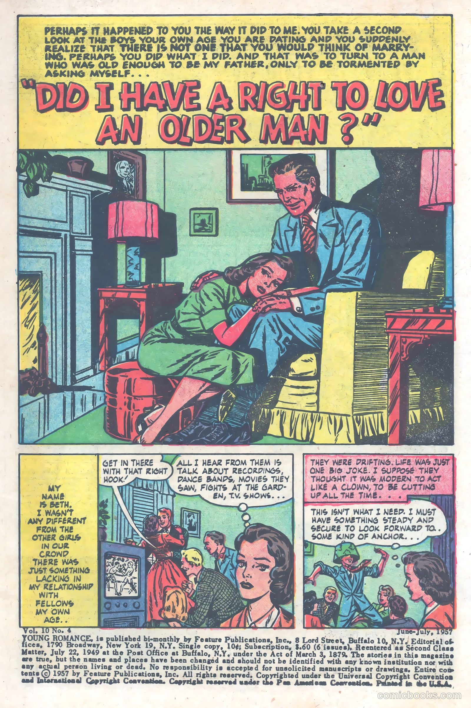 Young Romance #88 (1953) — page 3 of 36