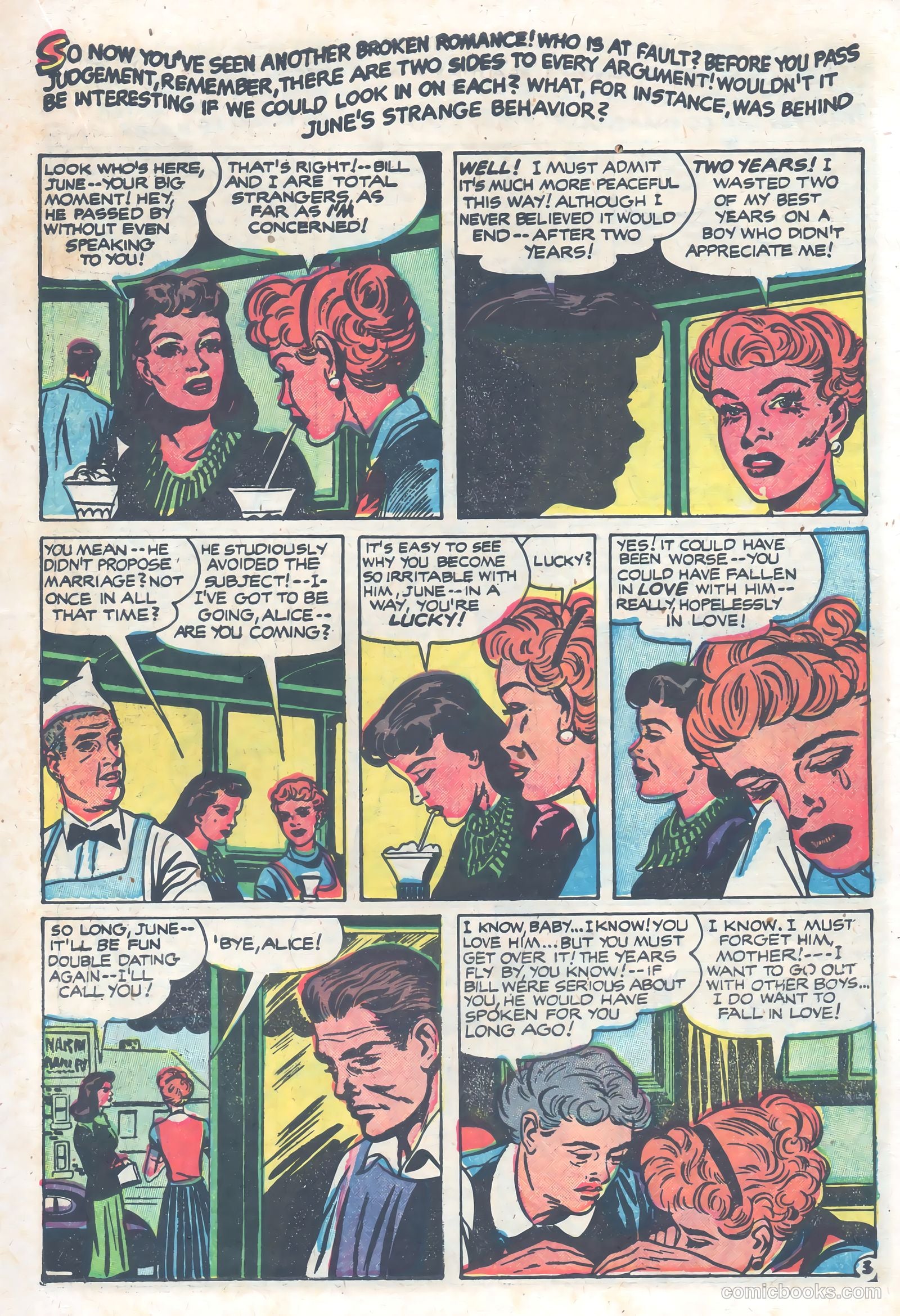 Young Romance #88 (1953) — page 15 of 36