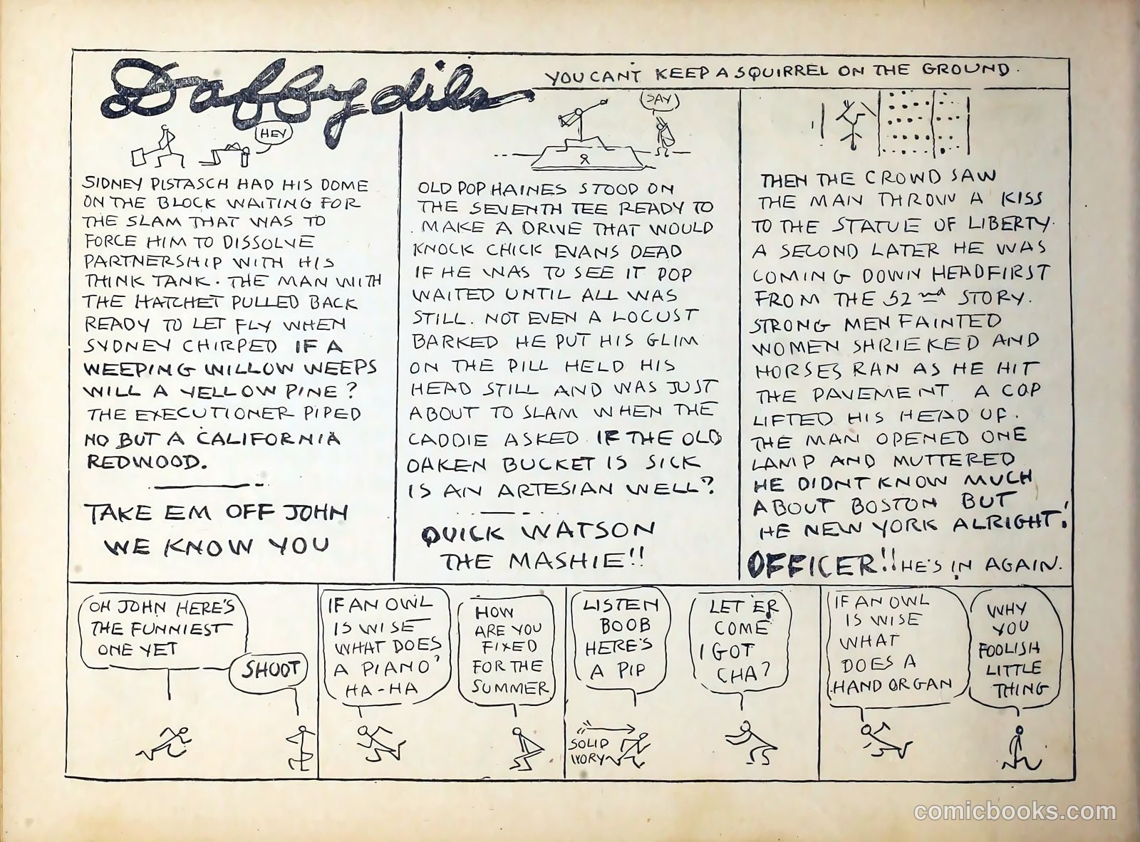 Daffydils #1 (1911) — page 39 of 50
