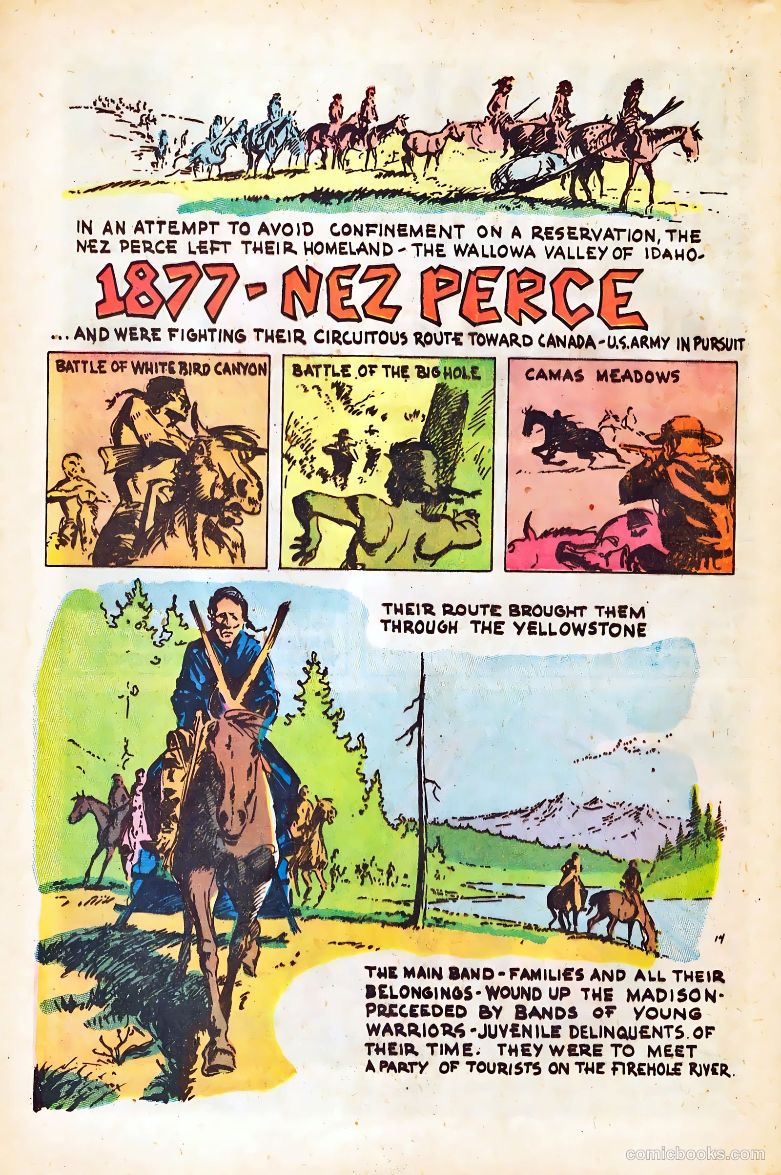 Yarns of the Yellowstone #1 (1972) — page 16 of 36