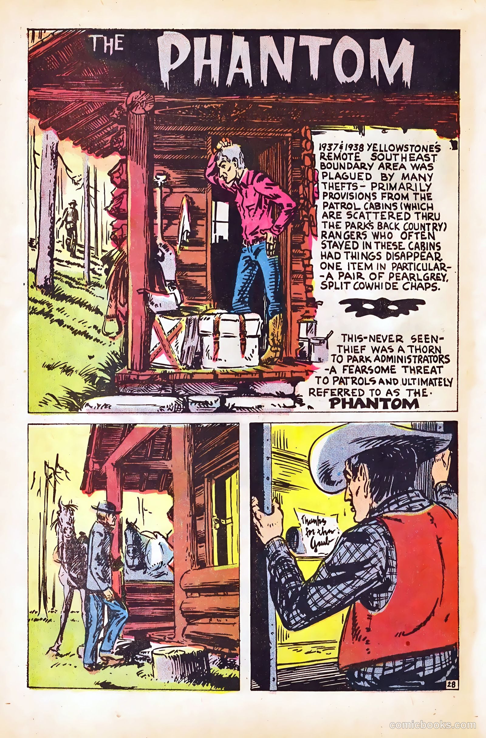 Yarns of the Yellowstone #1 (1972) — page 30 of 36