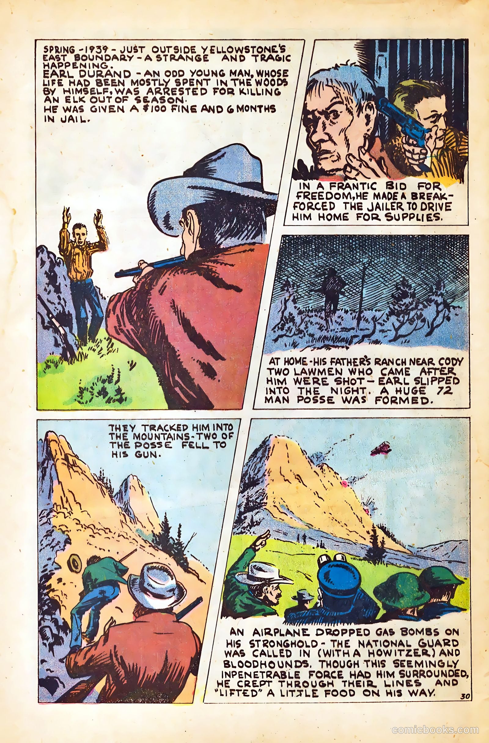 Yarns of the Yellowstone #1 (1972) — page 32 of 36