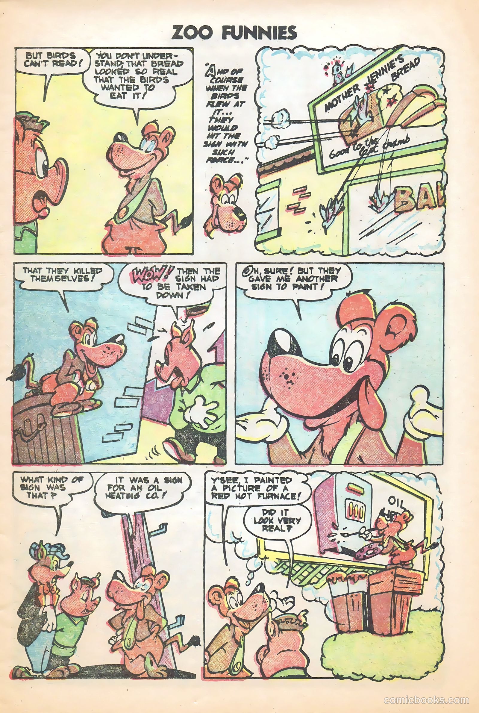 Zoo Funnies v2 #4 — page 5 of 36