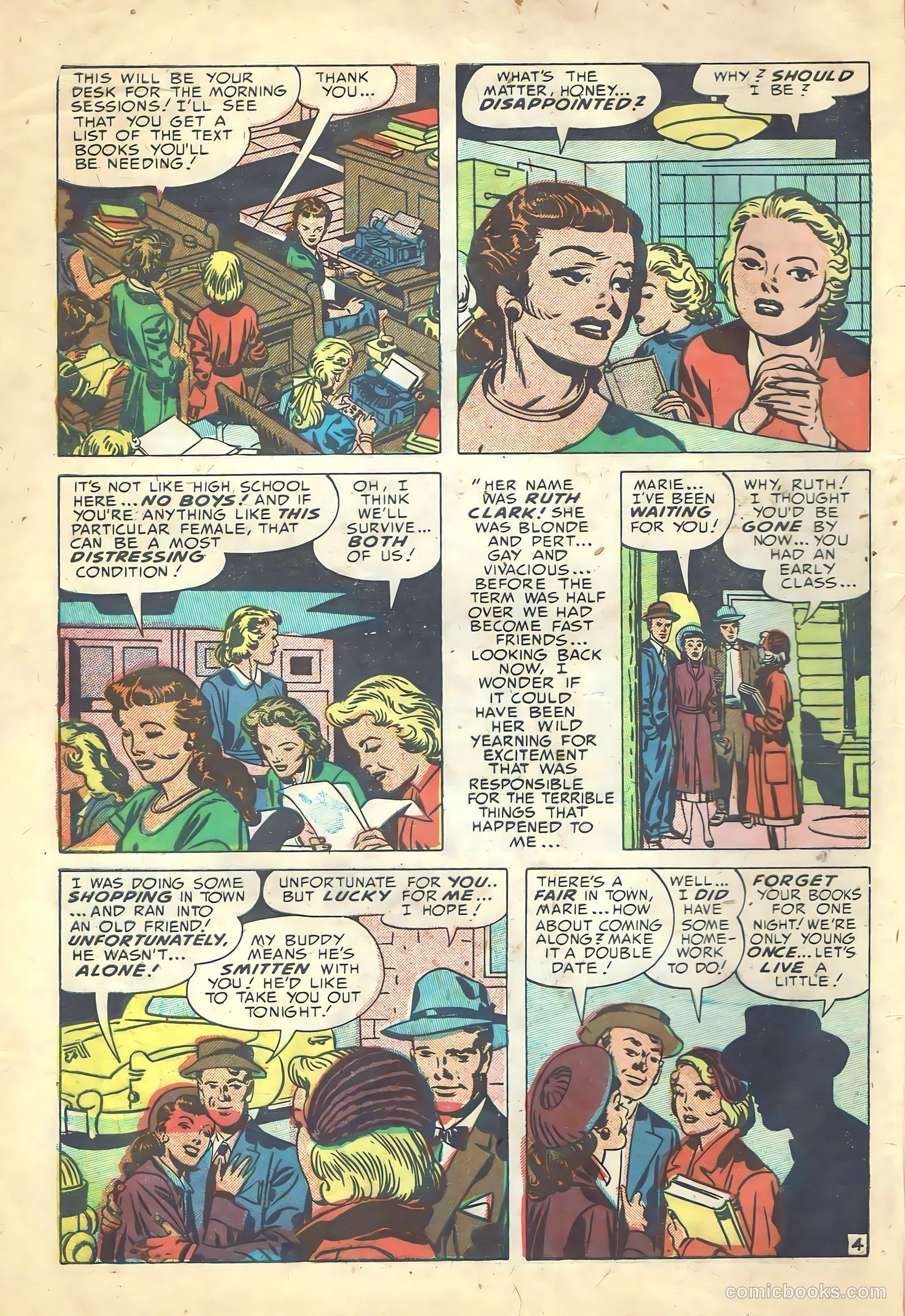 Young Romance #54 (1953) — page 6 of 44