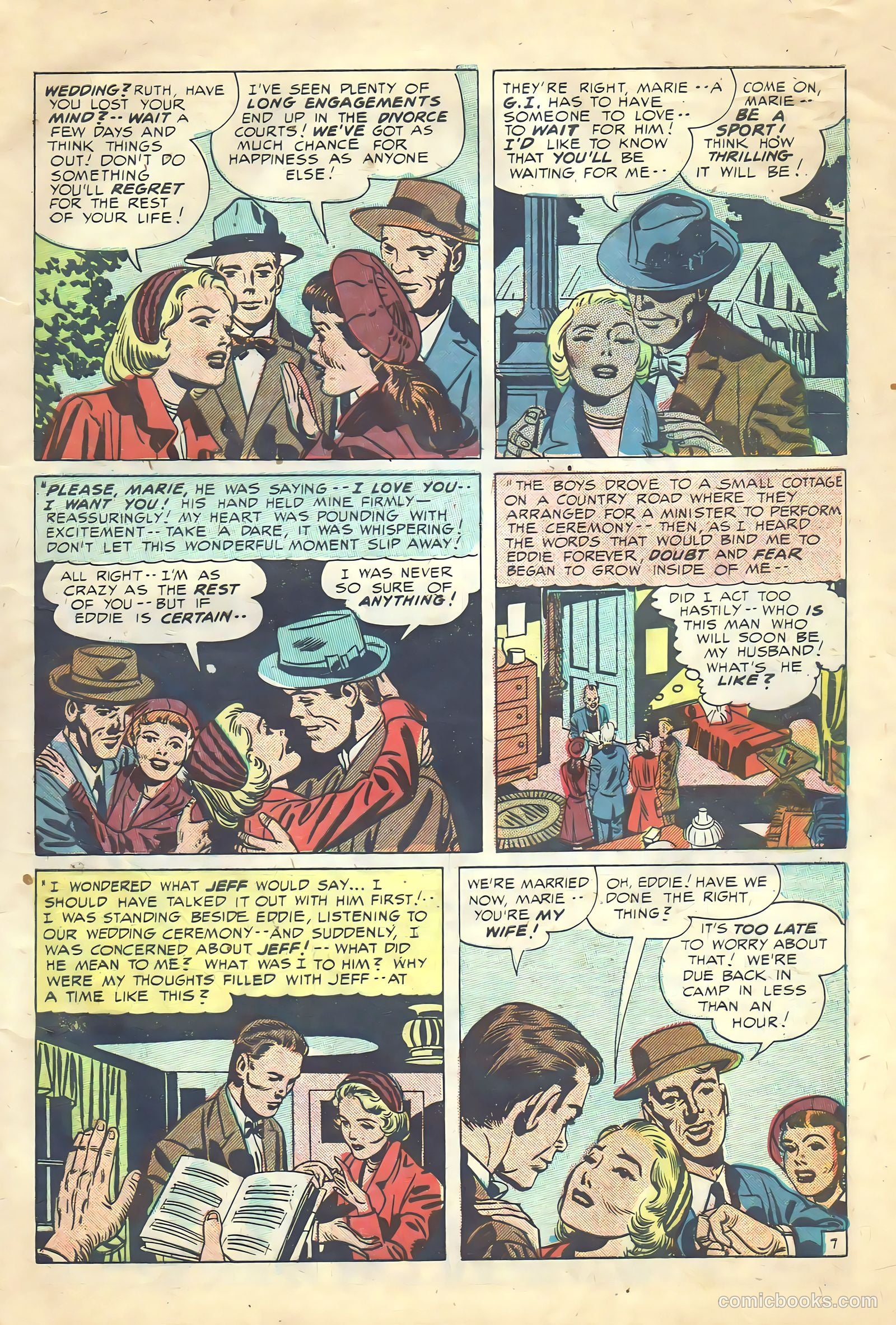 Young Romance #54 (1953) — page 9 of 44