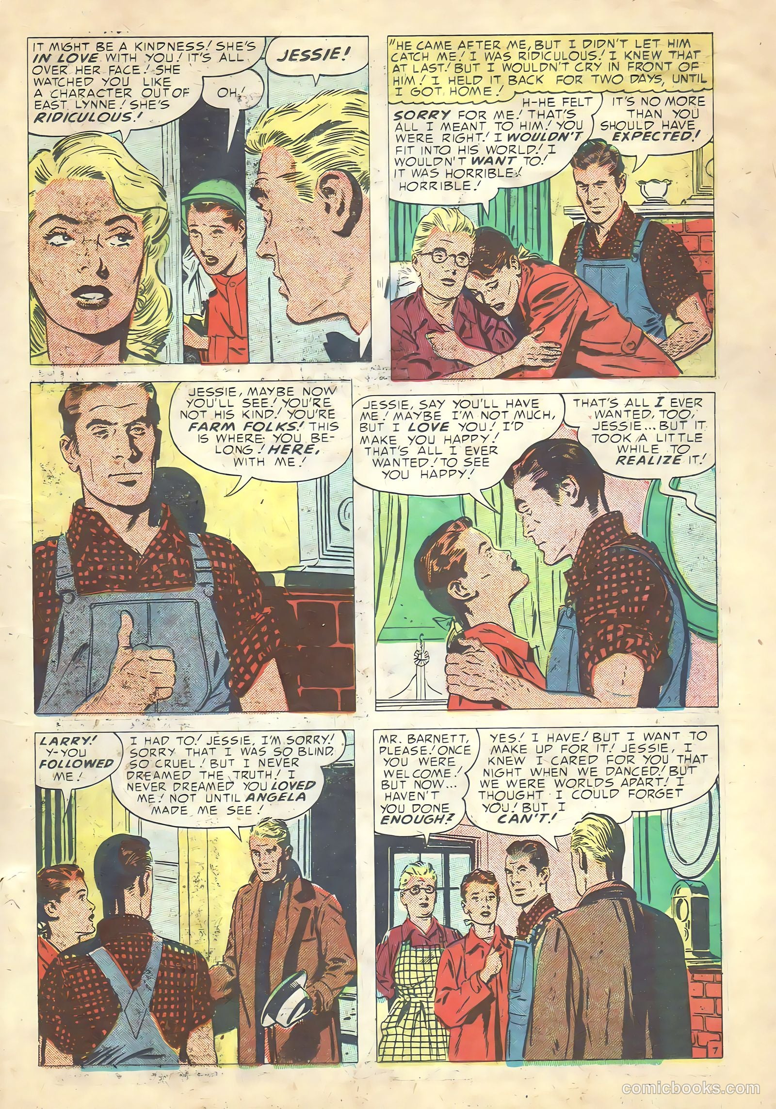 Young Romance #54 (1953) — page 21 of 44