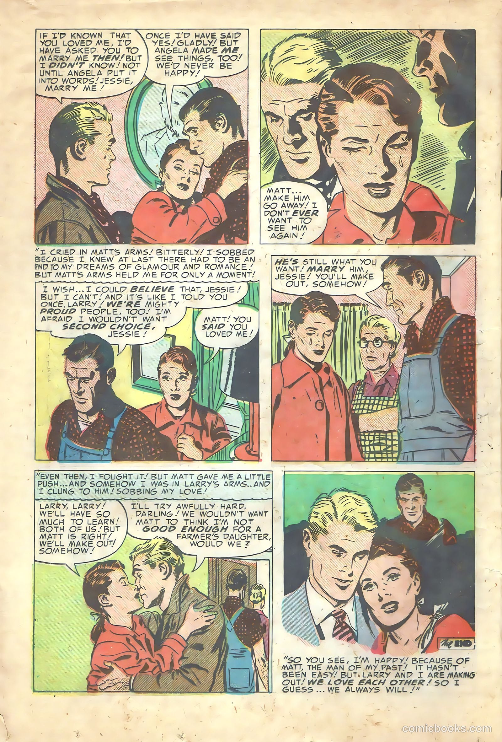 Young Romance #54 (1953) — page 22 of 44