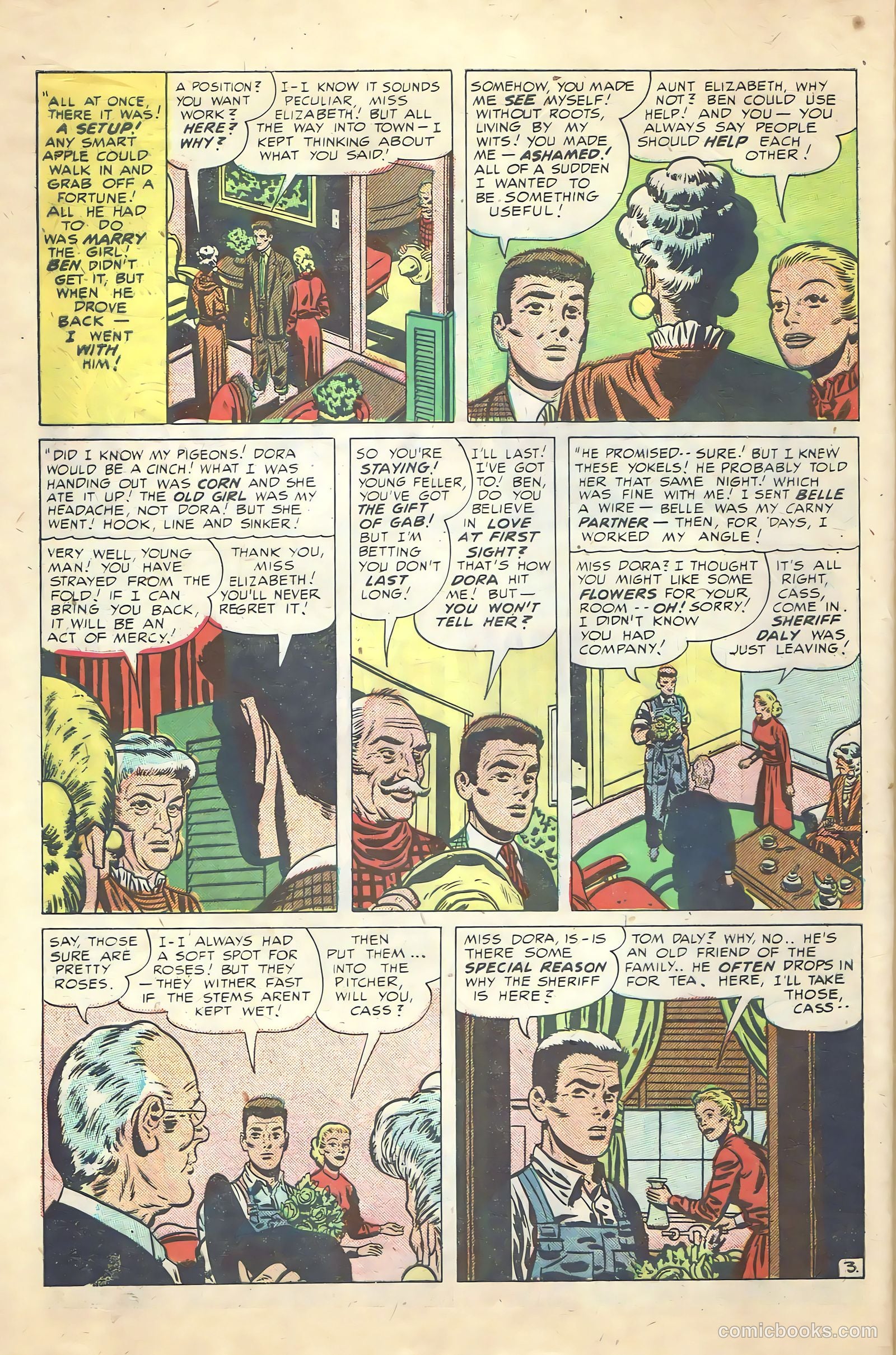 Young Romance #54 (1953) — page 36 of 44