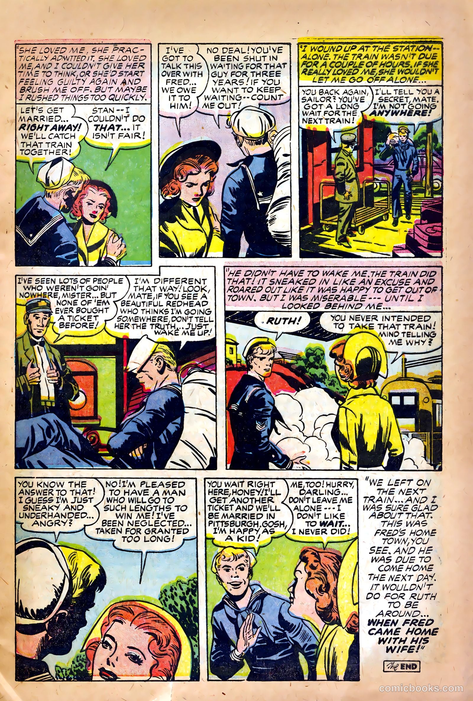 Young Romance #80 (1953) — page 9 of 36