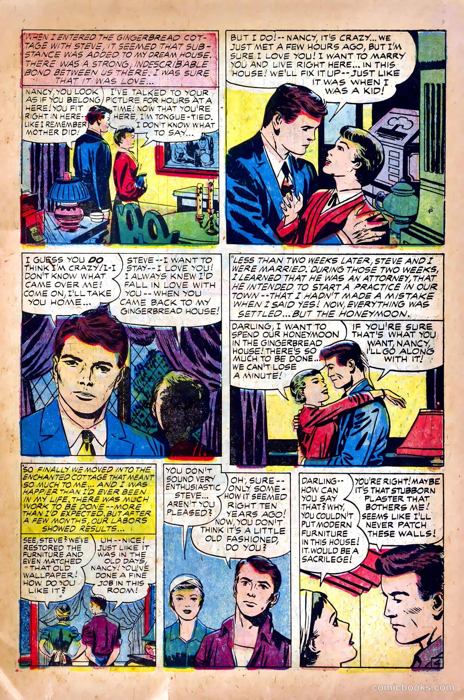 Young Romance #80 (1953) — page 15 of 36