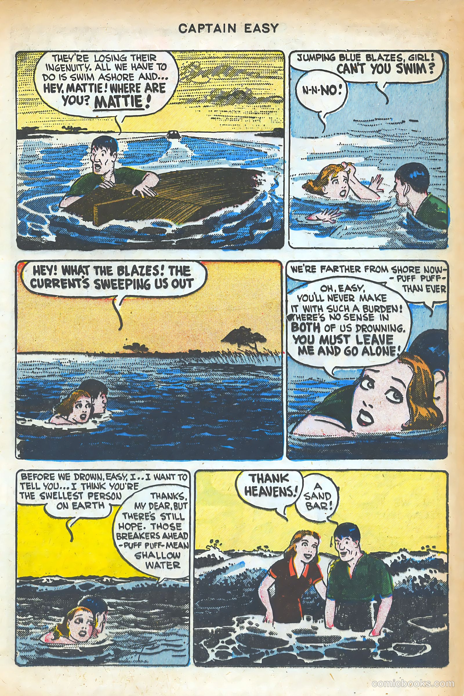 Captain Easy #14 (1950) — page 25 of 52
