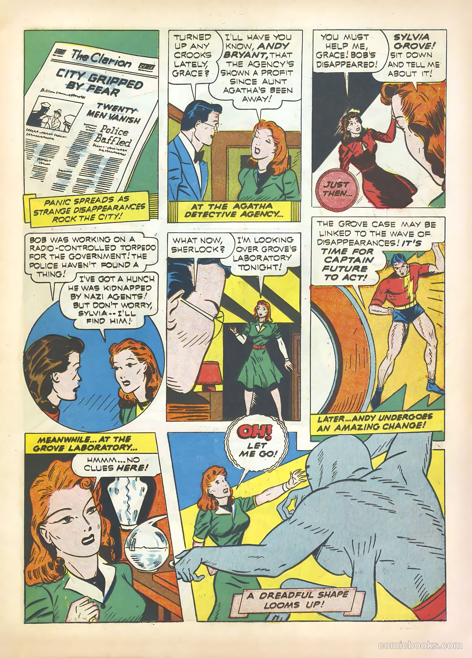 Startling Comics #16 (1940) — page 19 of 68