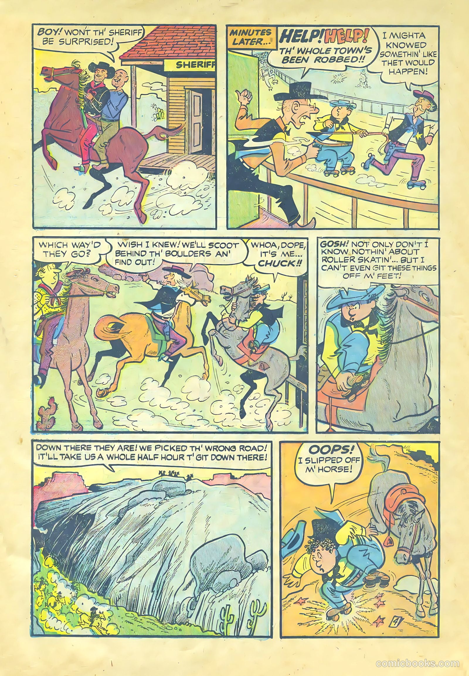 Kit Carson and the Blackfeet Warriors #1 (1953) — page 22 of 36