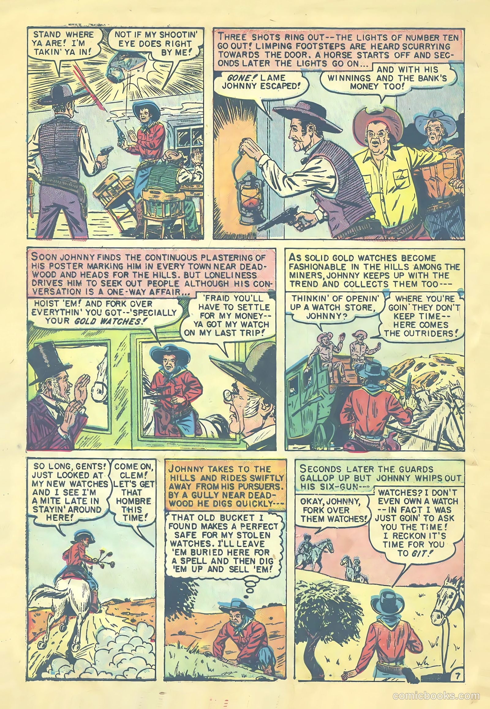 Kit Carson and the Blackfeet Warriors #1 (1953) — page 32 of 36