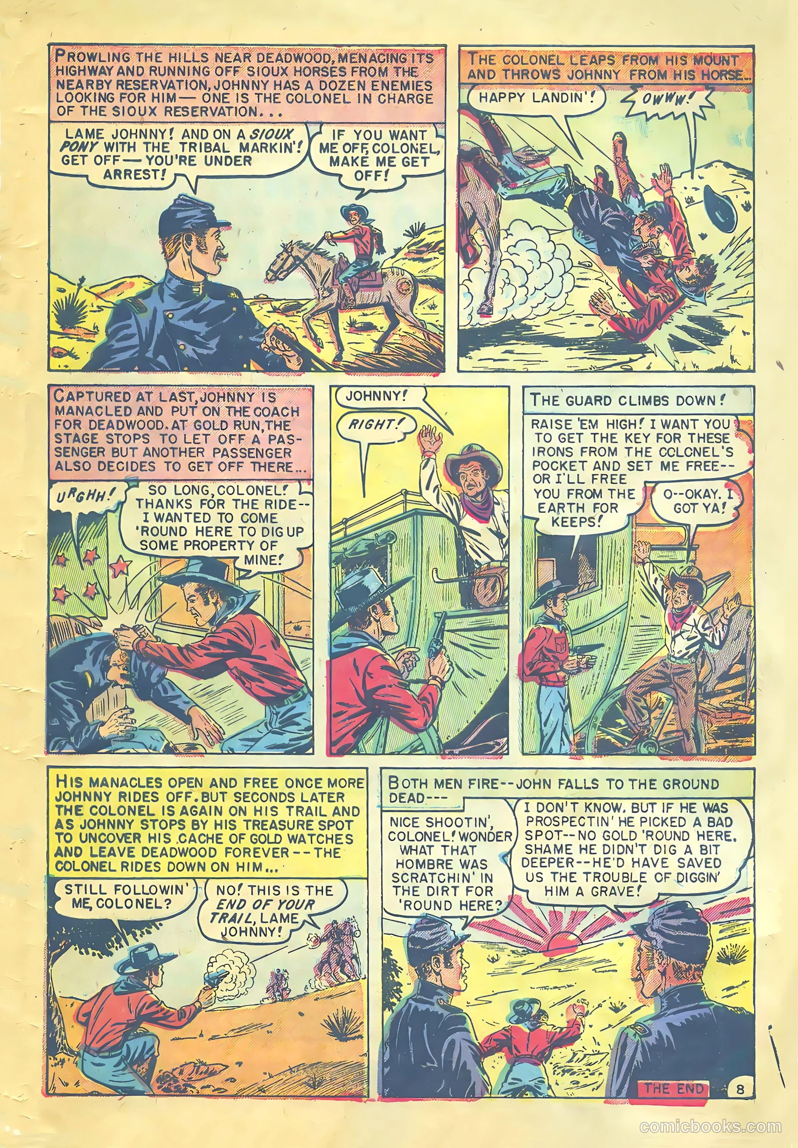 Kit Carson and the Blackfeet Warriors #1 (1953) — page 33 of 36