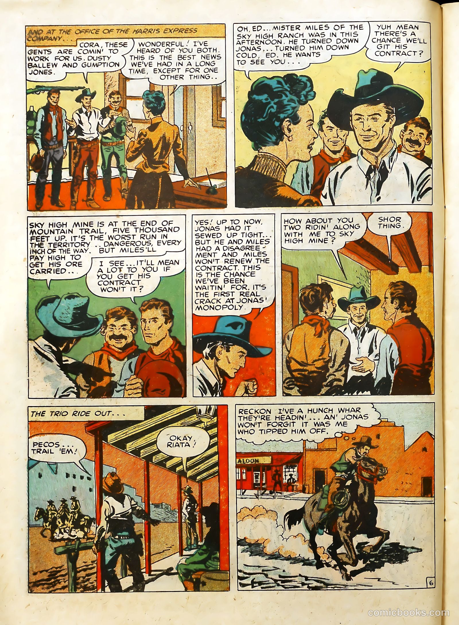 Prize Comics Western #75 (1950) — page 8 of 52