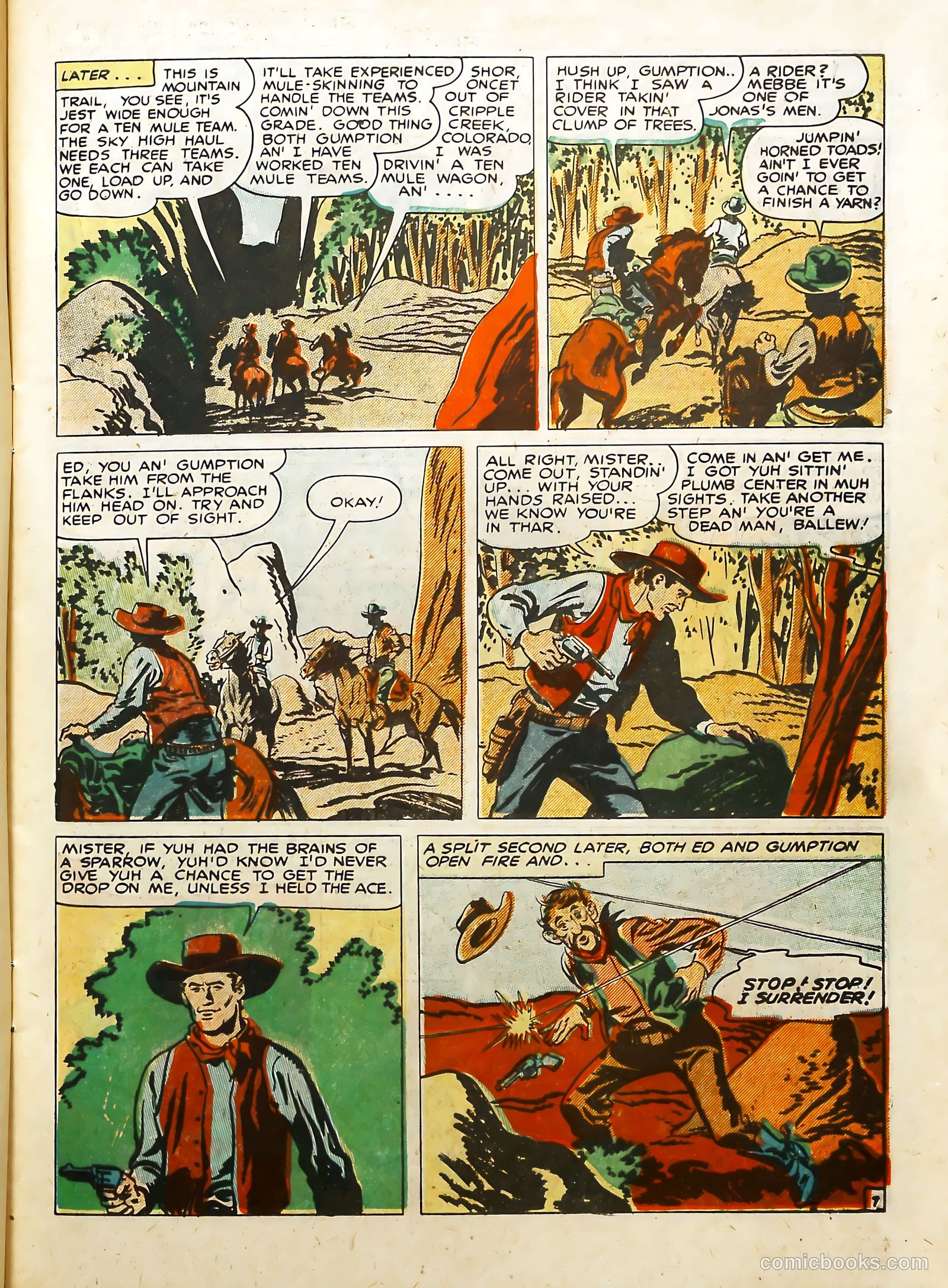 Prize Comics Western #75 (1950) — page 9 of 52