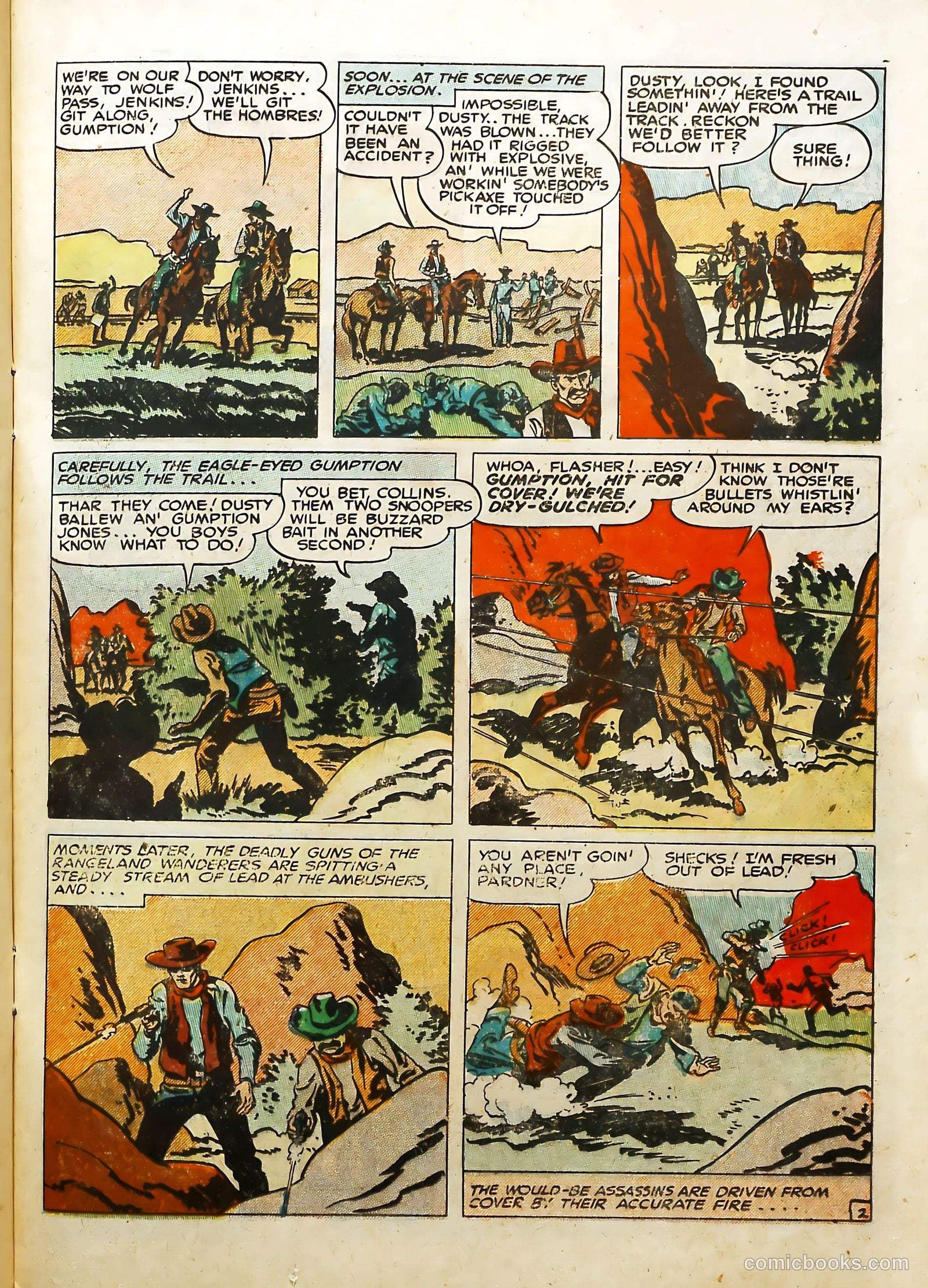 Prize Comics Western #75 (1950) — page 19 of 52