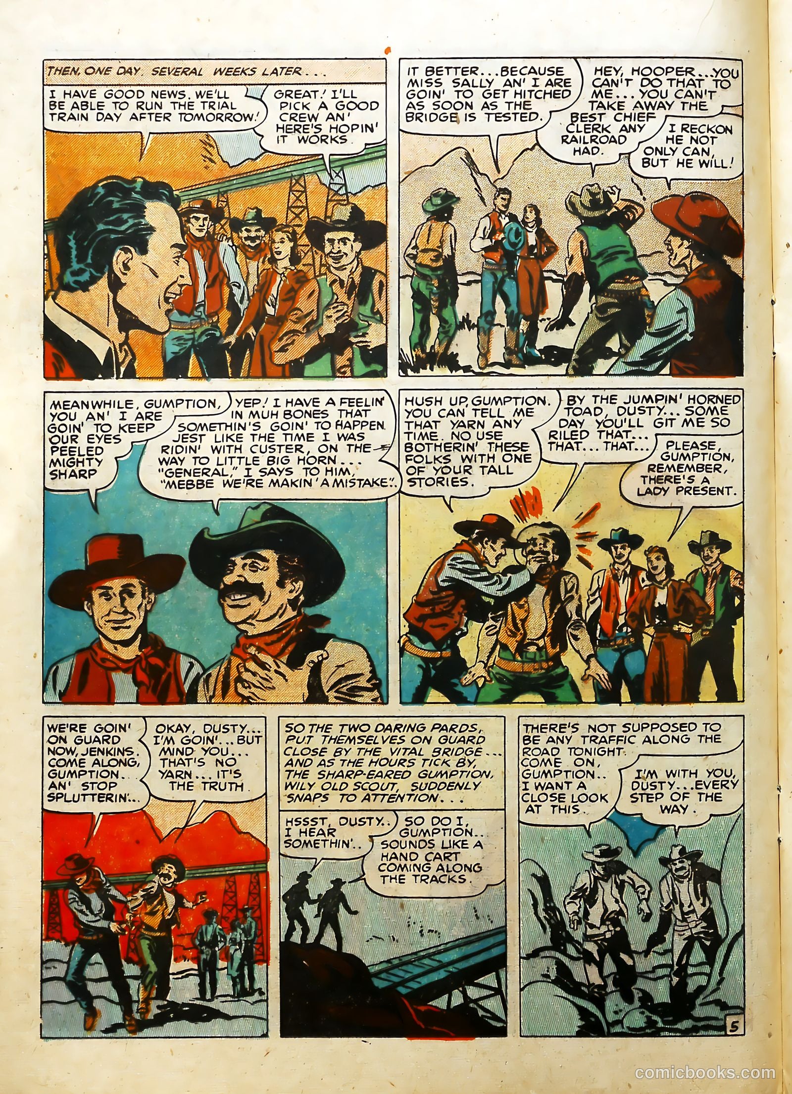 Prize Comics Western #75 (1950) — page 22 of 52