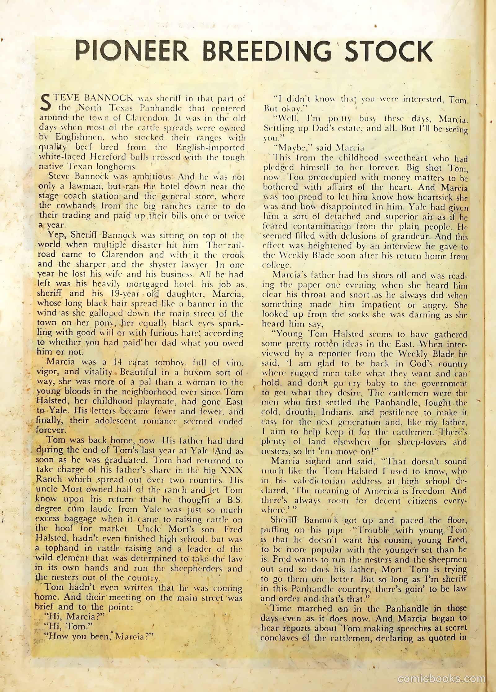 Prize Comics Western #75 (1950) — page 32 of 52