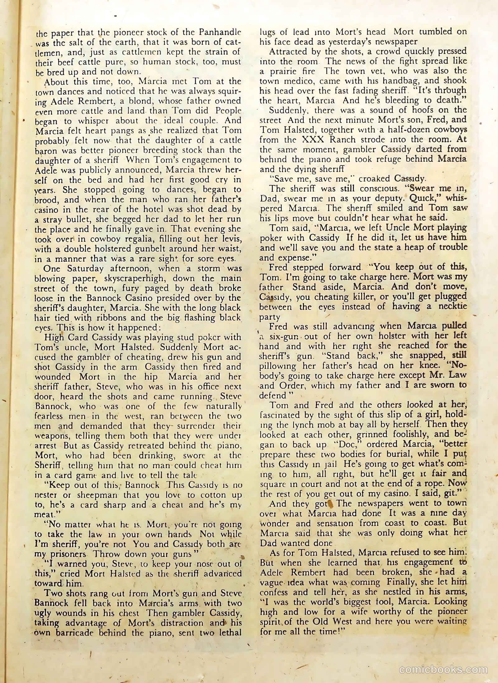 Prize Comics Western #75 (1950) — page 33 of 52
