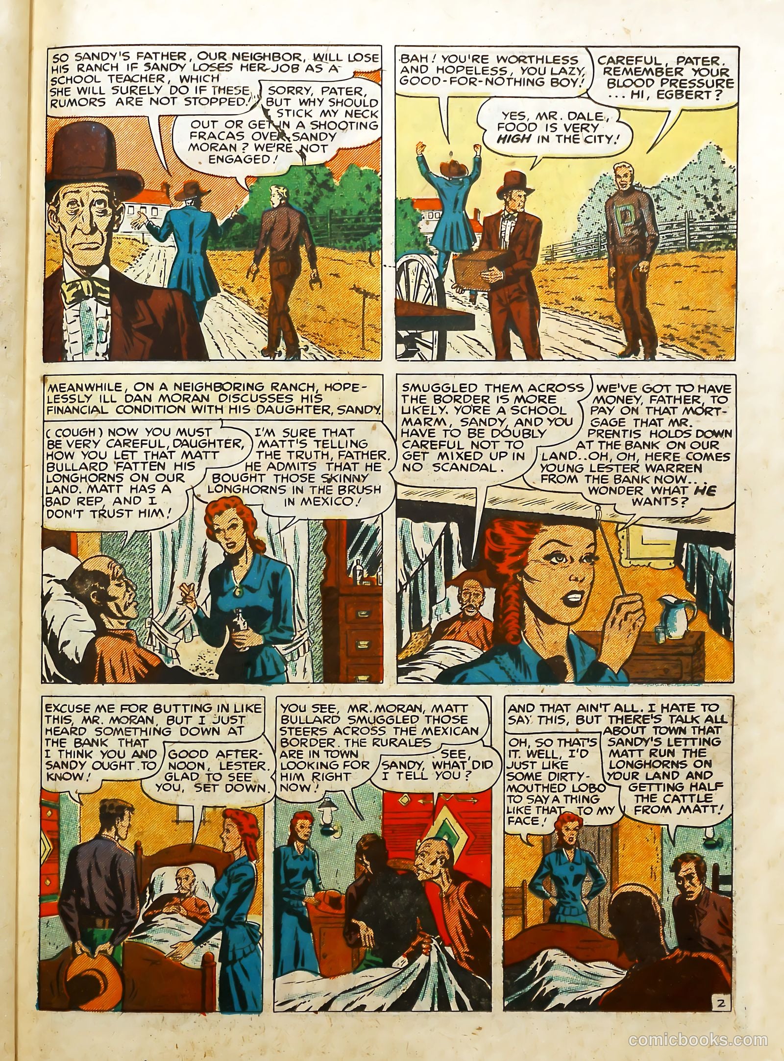 Prize Comics Western #75 (1950) — page 35 of 52