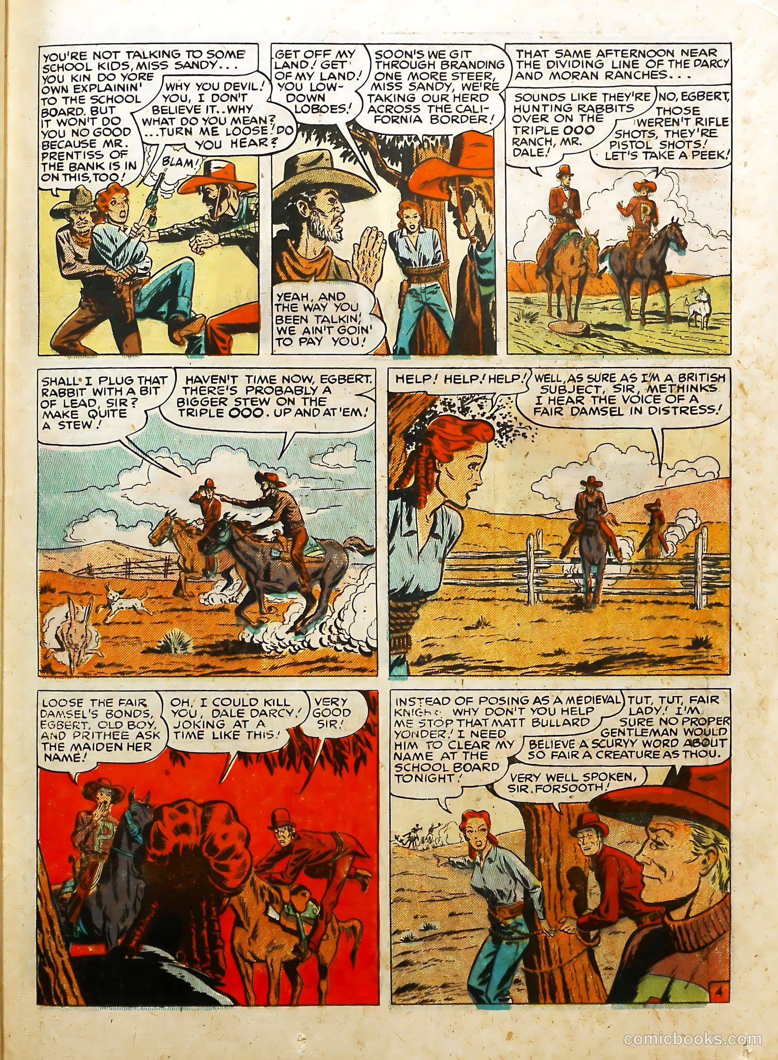 Prize Comics Western #75 (1950) — page 37 of 52